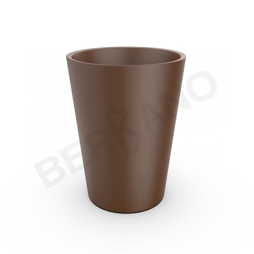 Кашпо Bloom 67 DB коричневого цвета - фото 1