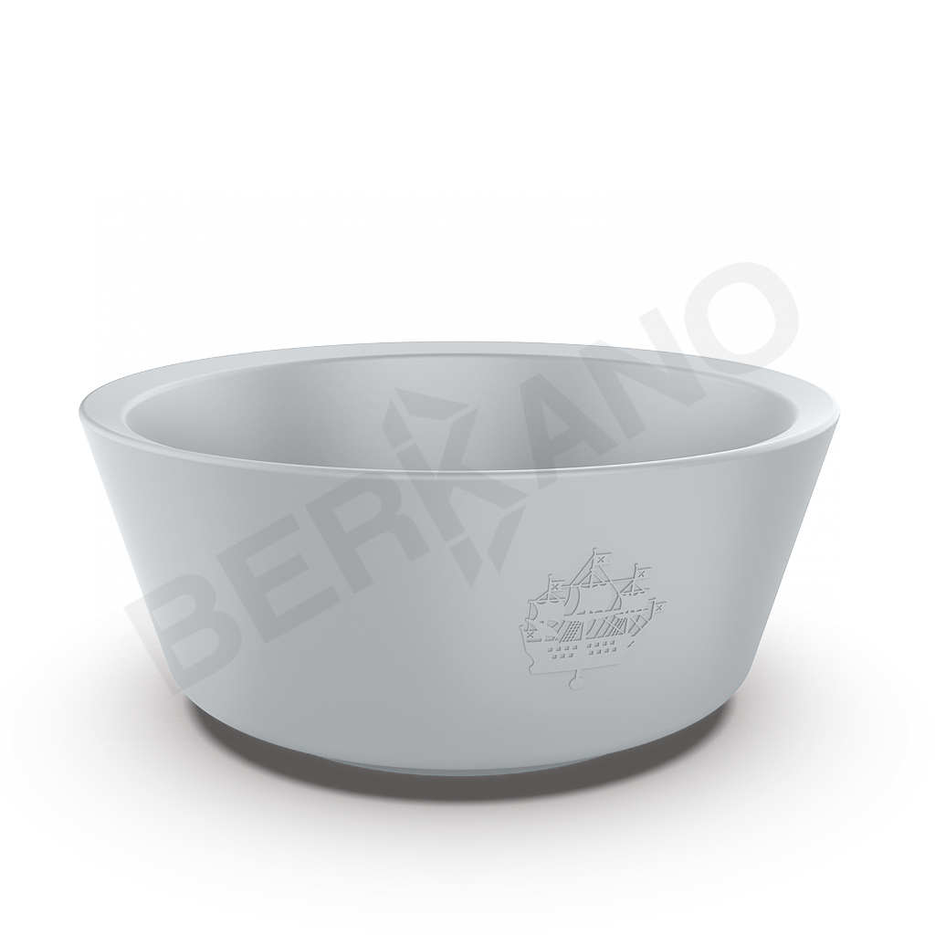 Кашпо Pion 55 серого цвета - фото 1