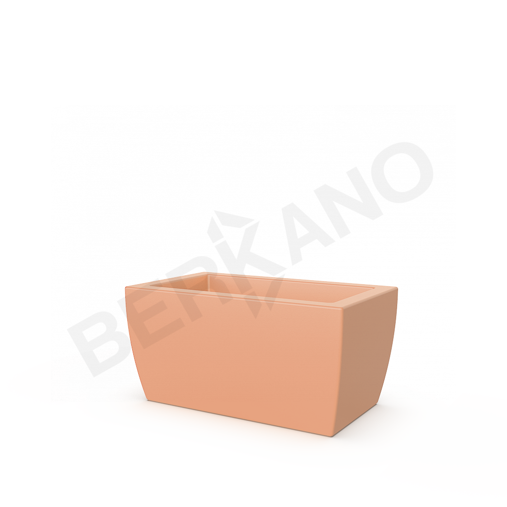 Кашпо Tenero 33 терракотового цвета - фото 1