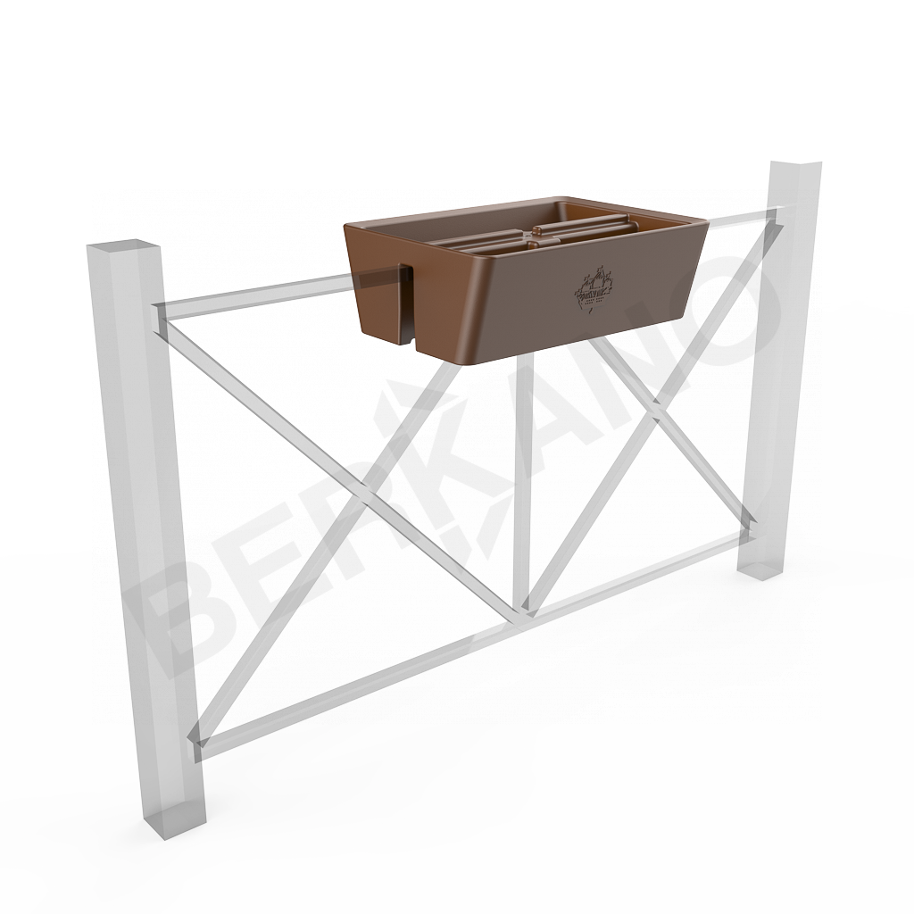 Кашпо Pabellon 24 коричневого цвета - фото 1