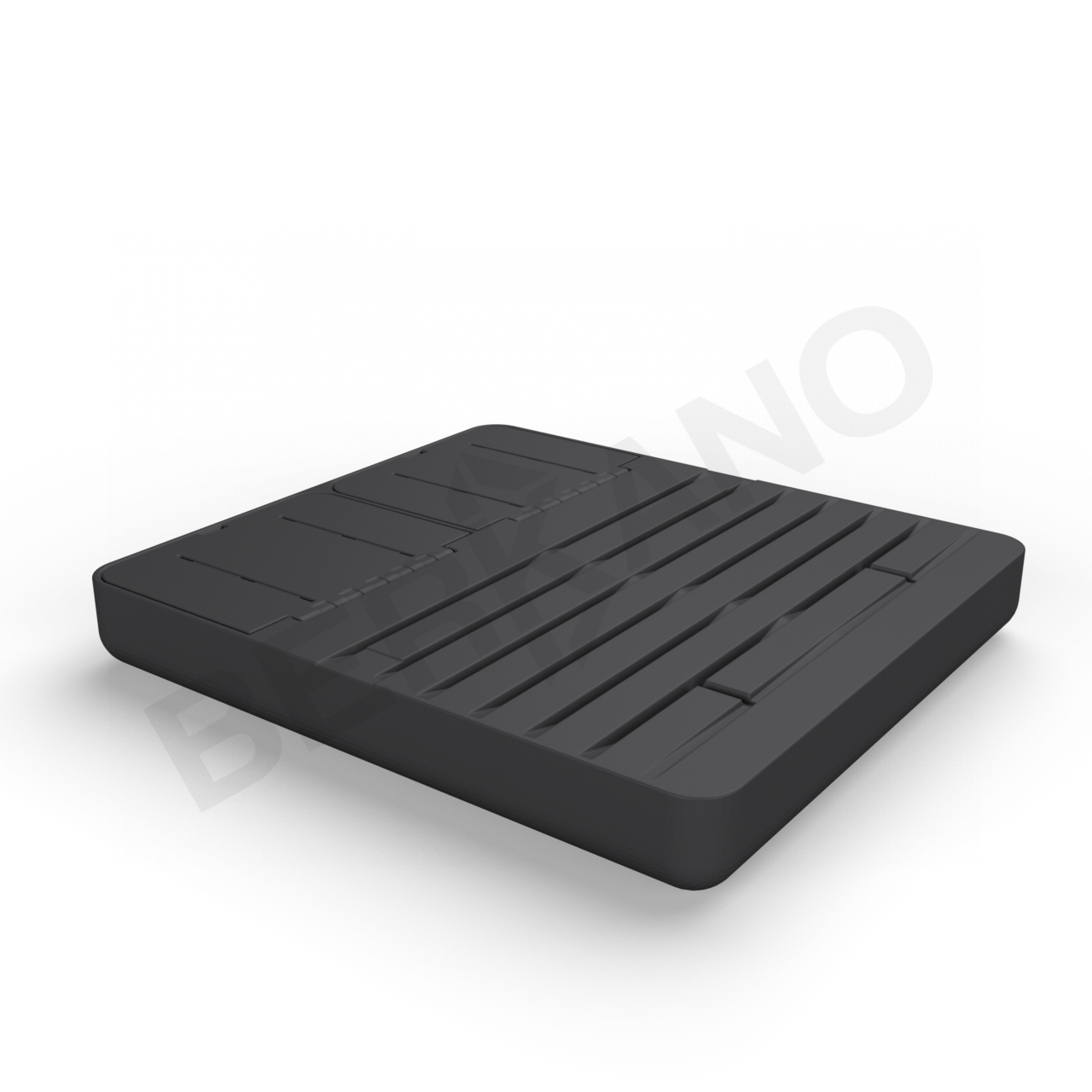 Шезлонг Grace Double графитового цвета - фото 2