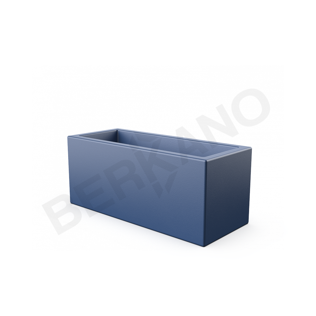 Кашпо Cubric 26*60 DB синего цвета - фото 1