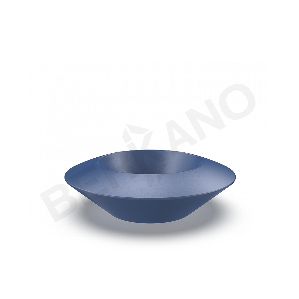 Кашпо Scodella 80 DB синего цвета - фото 1