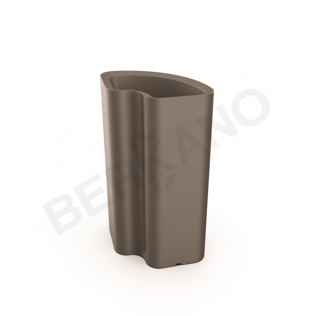 Кашпо Vittorio 80an DB кофейного цвета - фото 1