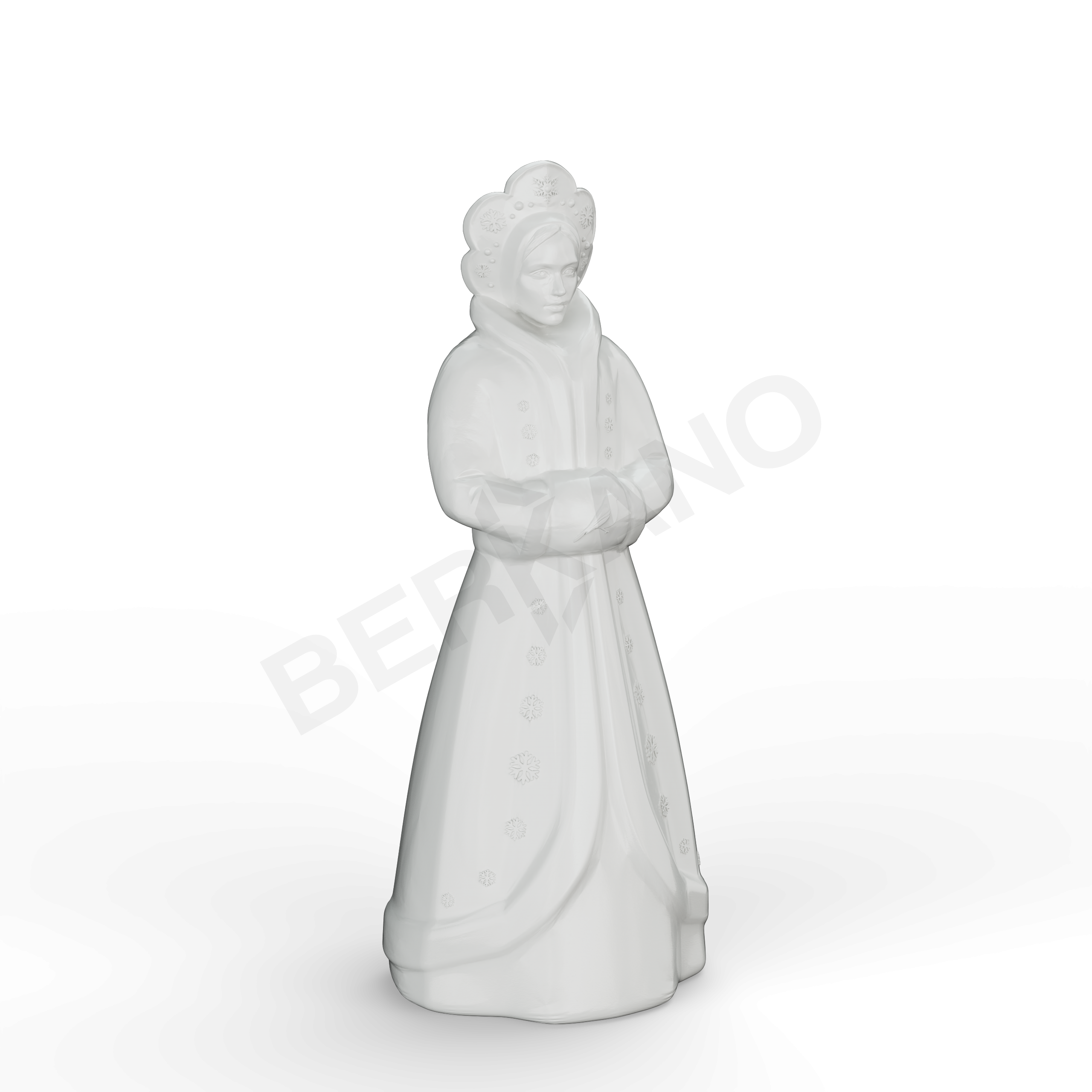 Светильник Снегурочка белого цвета