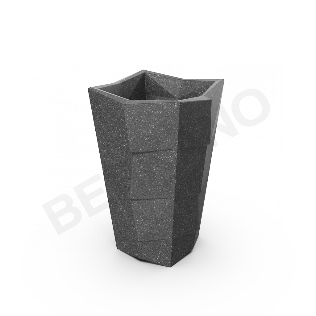 Кашпо Agava 100 DB Black Granite - фото 1
