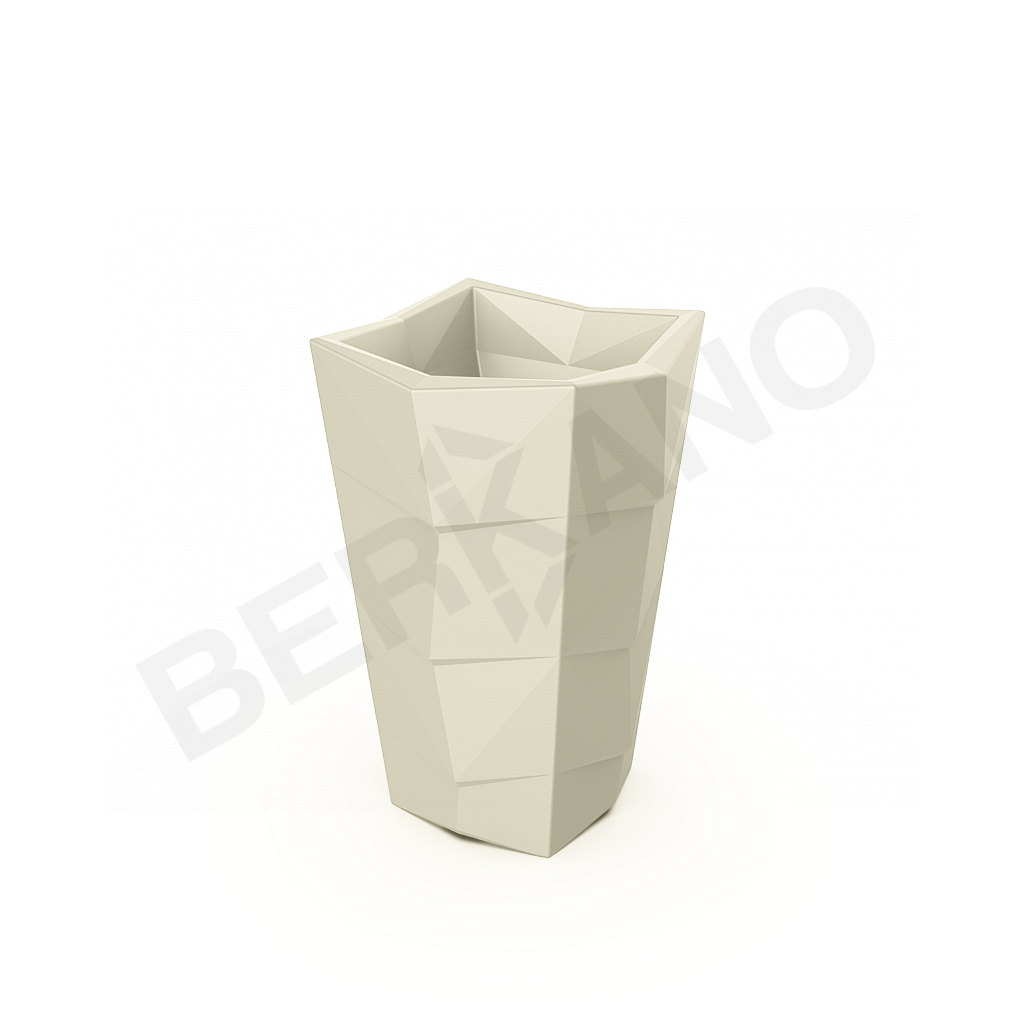 Кашпо Agava 85 бежевого цвета - фото 1