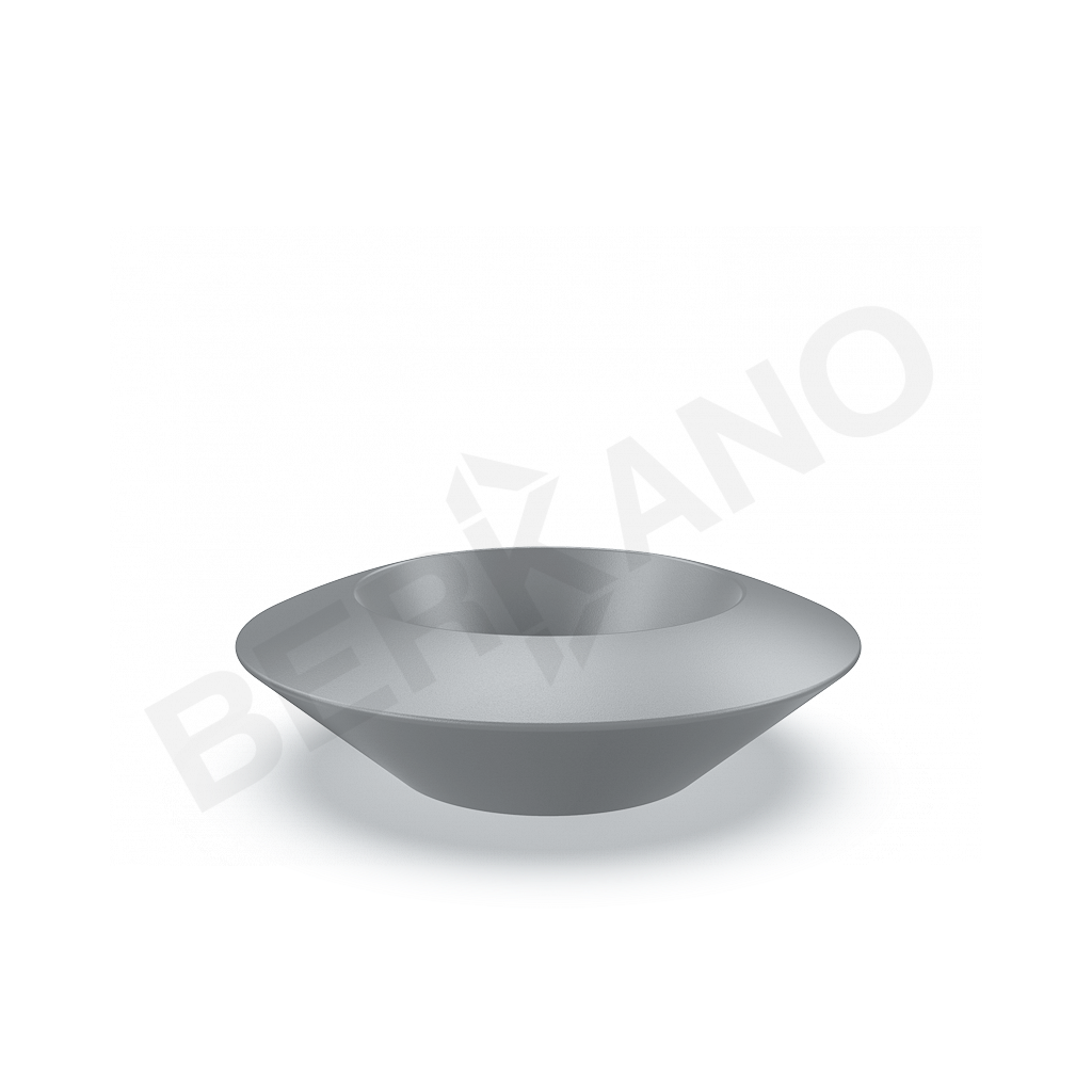 Кашпо Scodella 80 DB серого цвета - фото 1