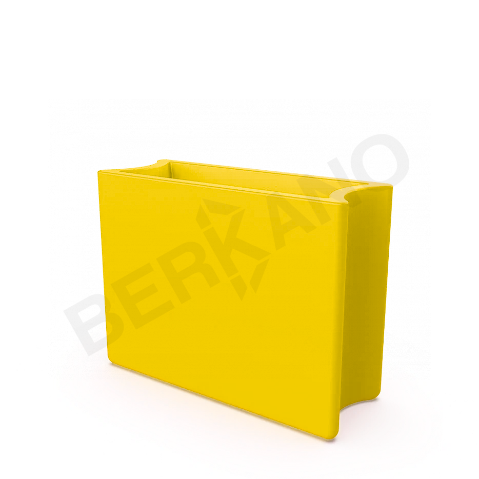 Кашпо Smoov Planter Line DB желтого цвета - фото 1