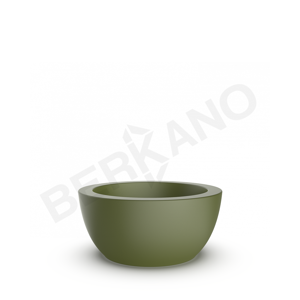 Кашпо Vetro 32 темно-зеленого цвета - фото 1