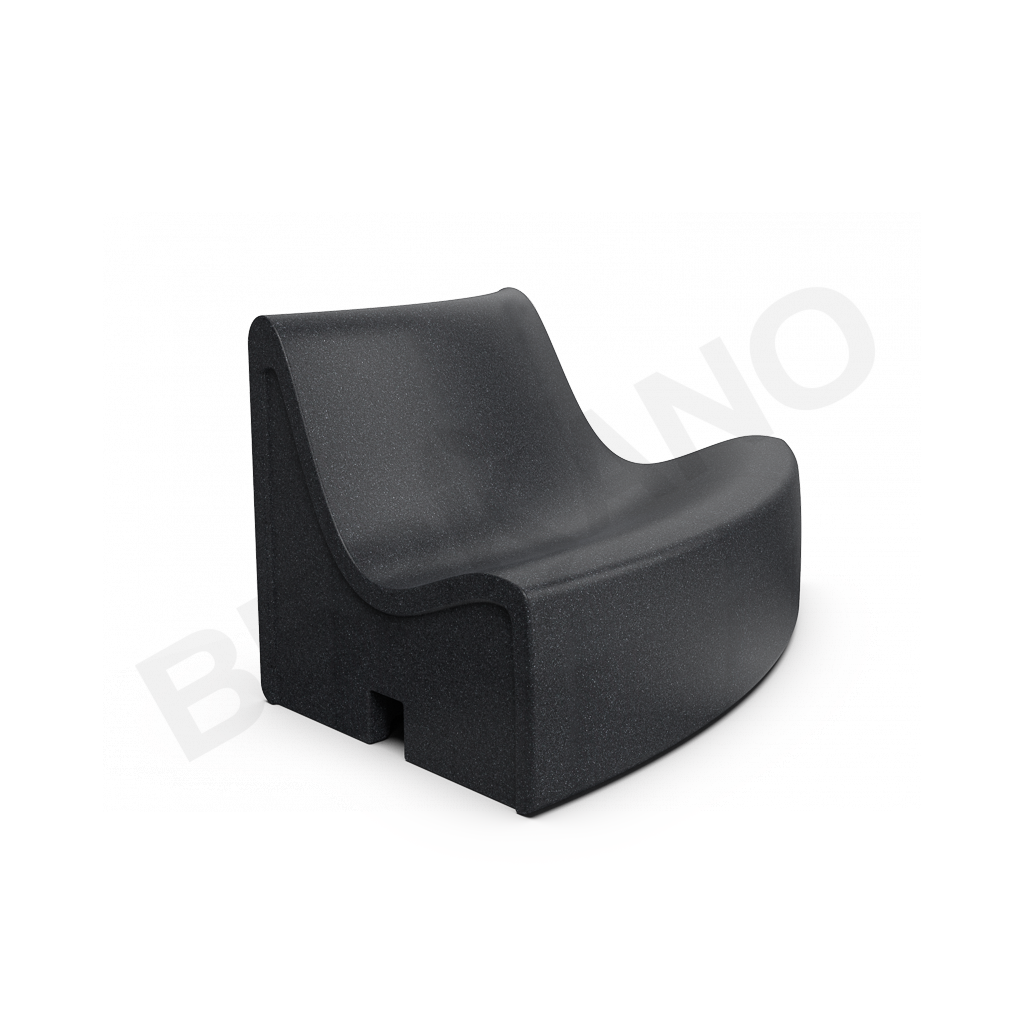 Диван Smoov Arc L Black Granite - фото 1