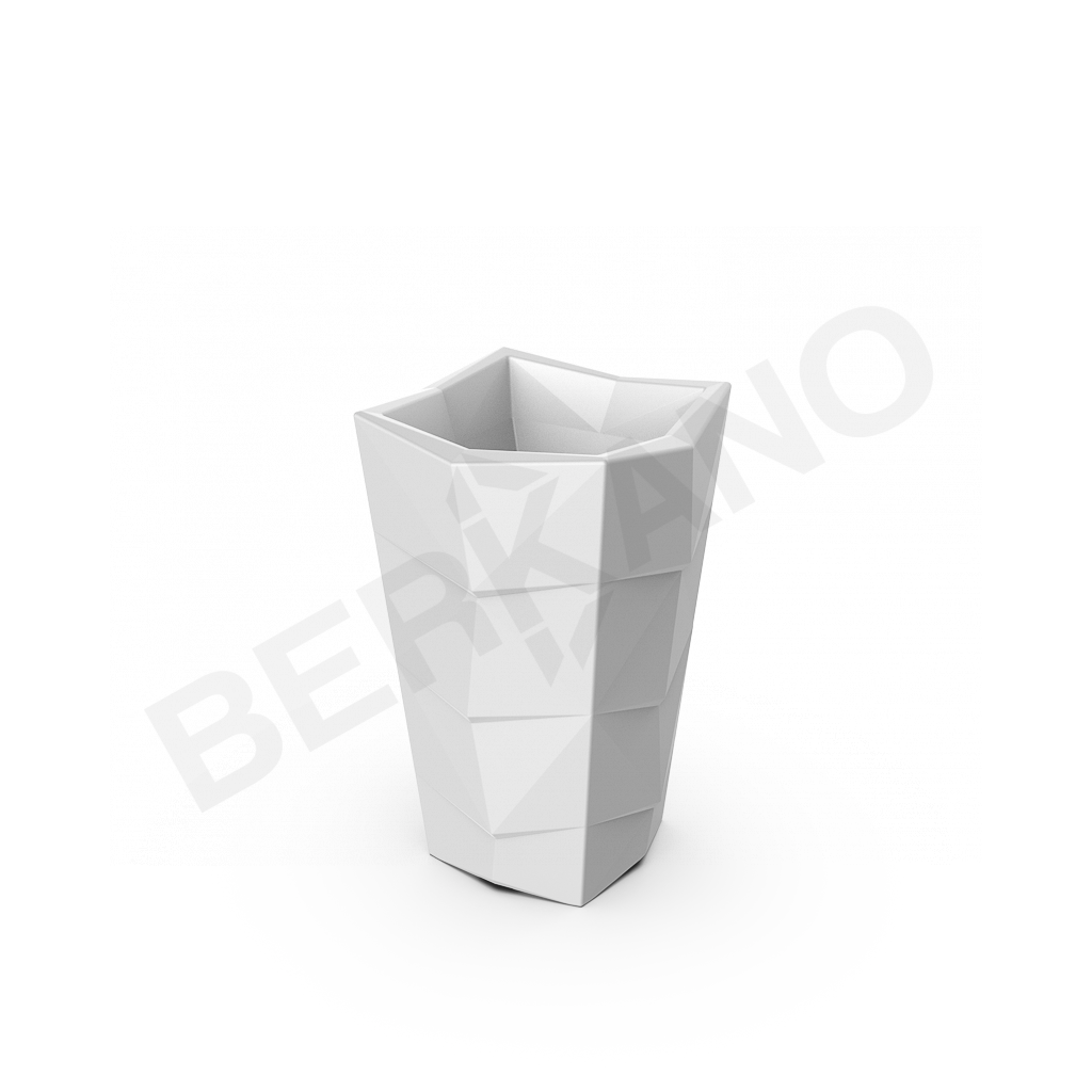 Кашпо Agava 70 белого цвета