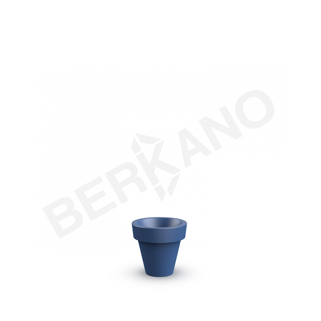 Кашпо classic 35 DB синего цвета - фото 1