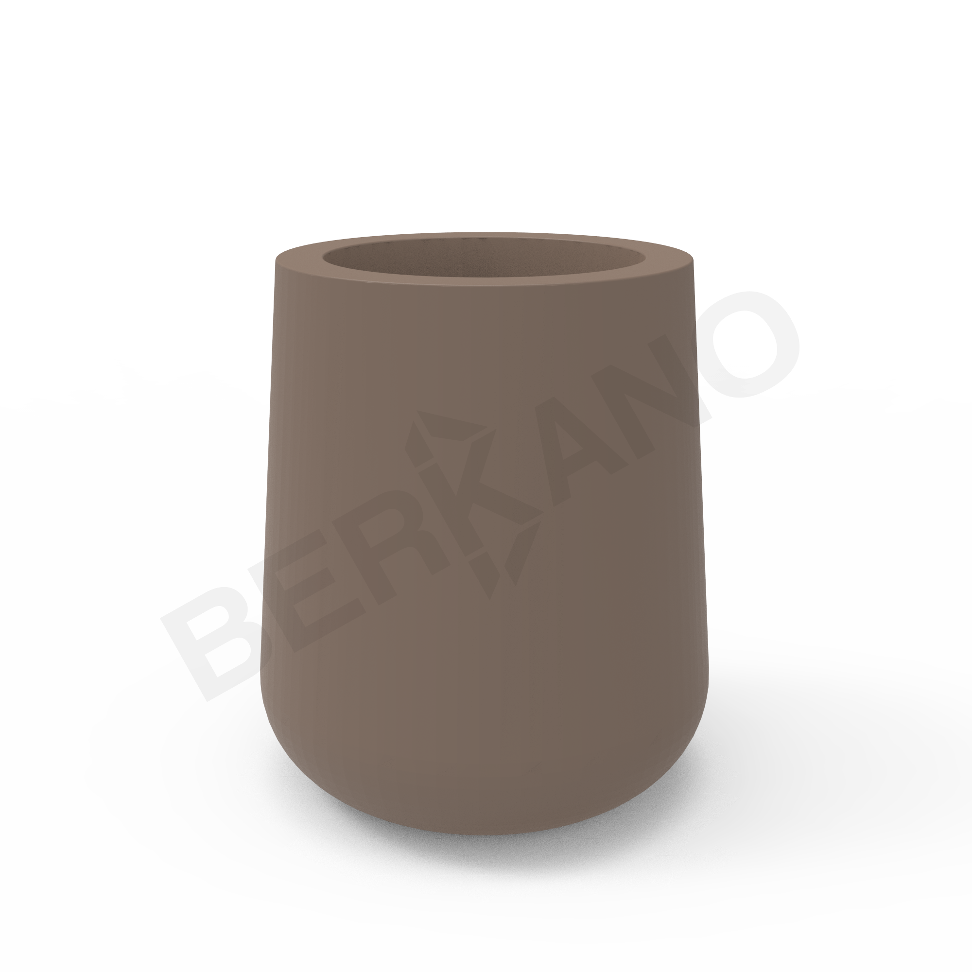 Кашпо Grace planter 75 DB кофейного цвета - фото 1