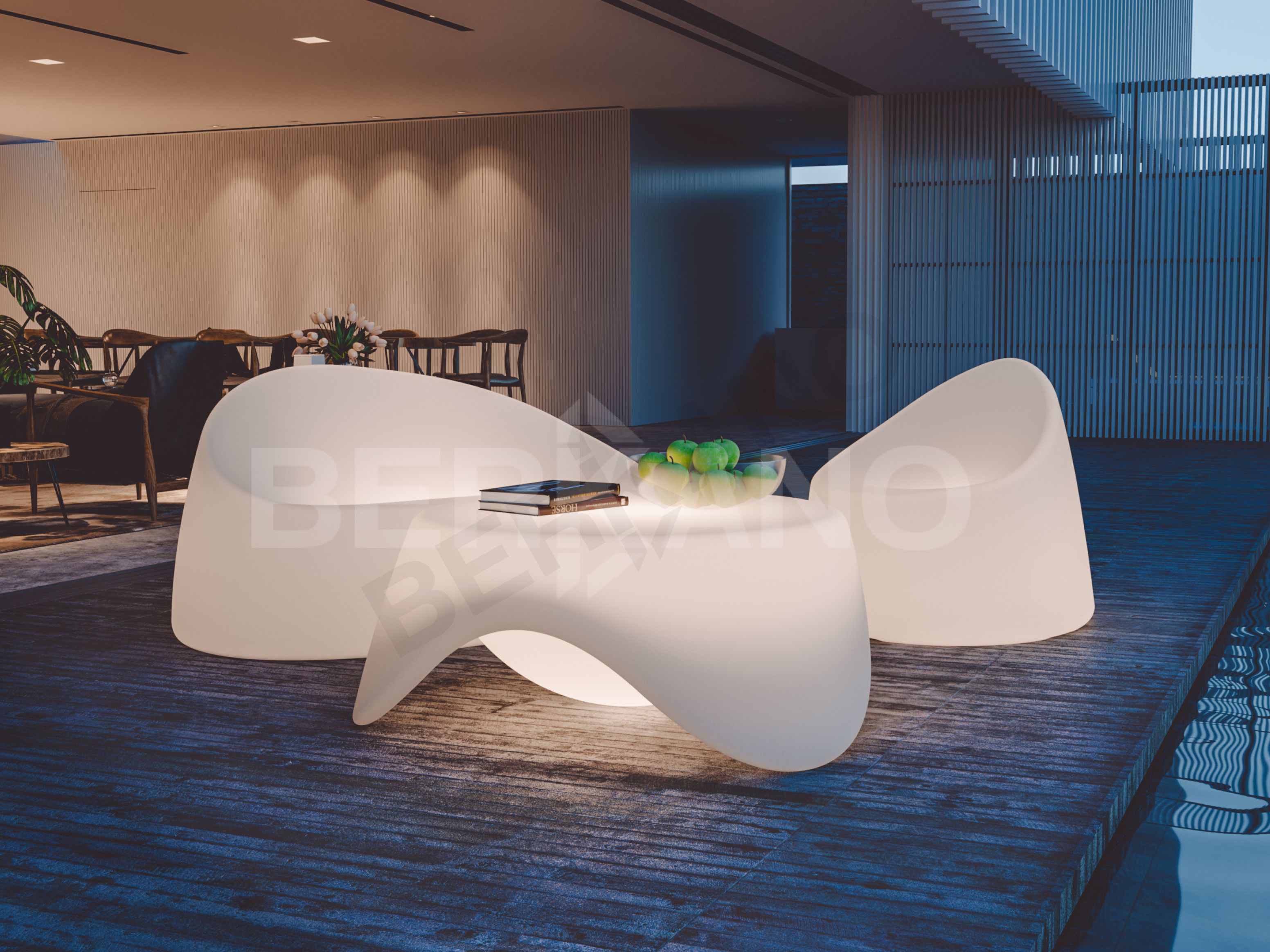 Диван Smoov красного цвета - фото 5