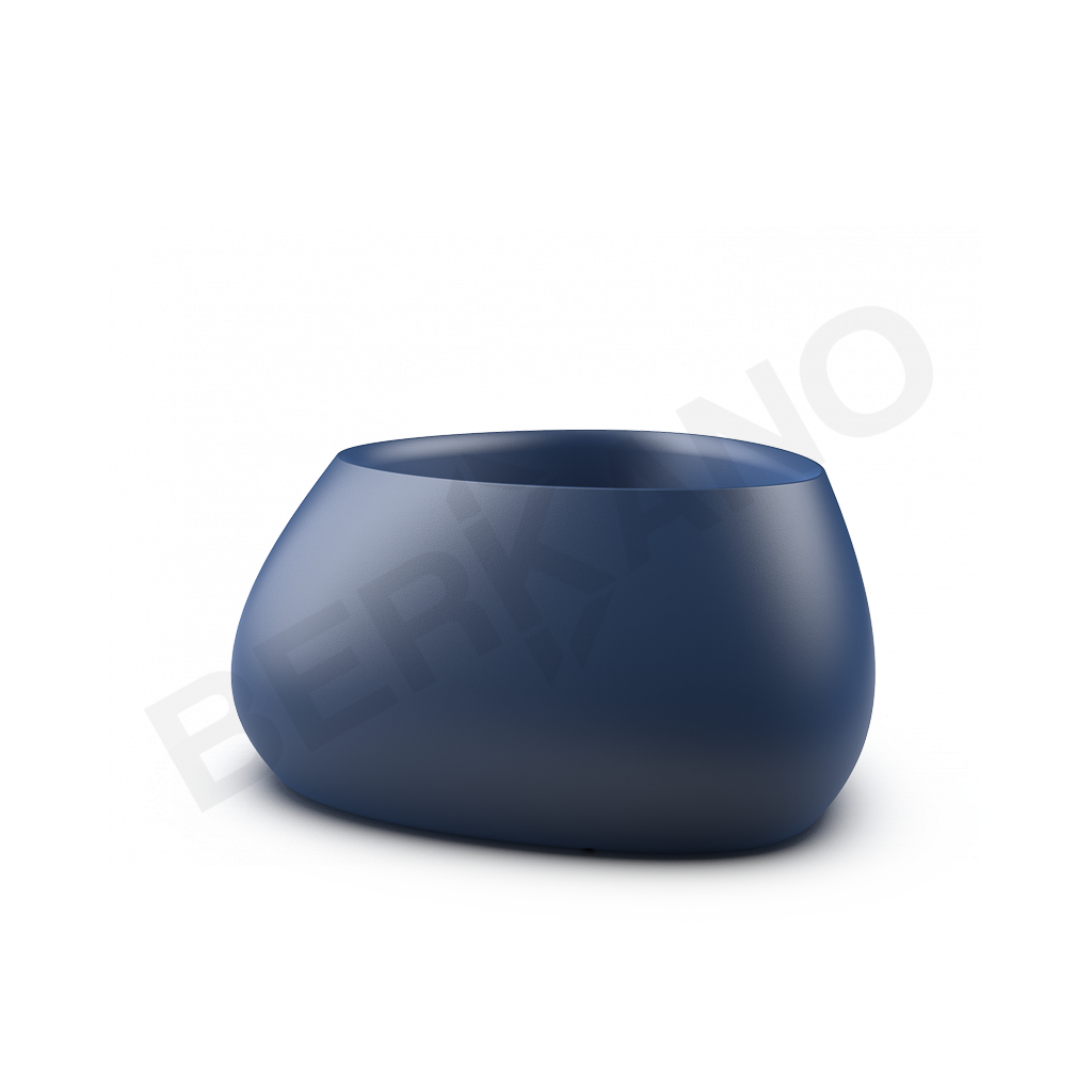 Кашпо Bend 60 DB синего цвета - фото 1