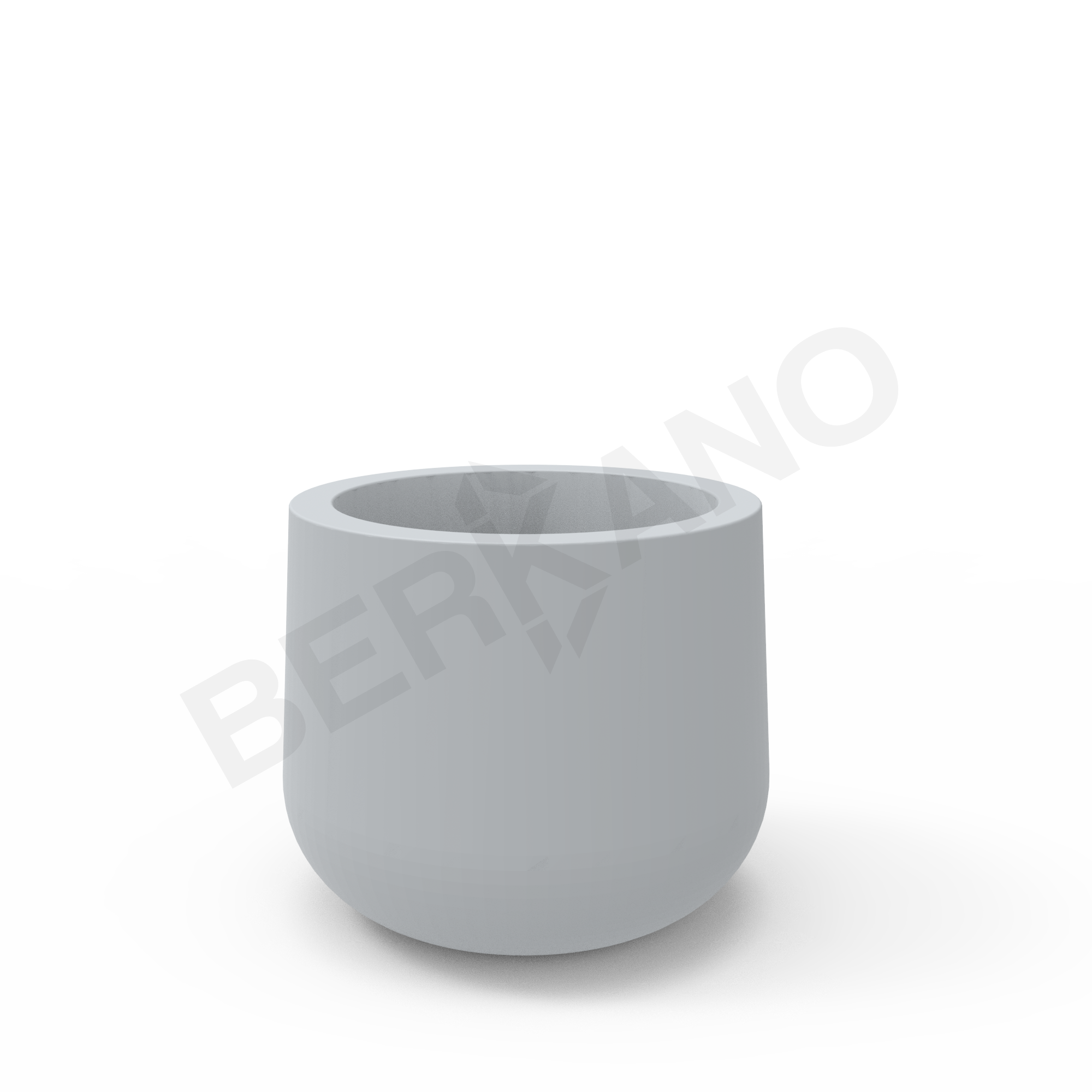 Кашпо Grace planter 45 DB серого цвета - фото 1