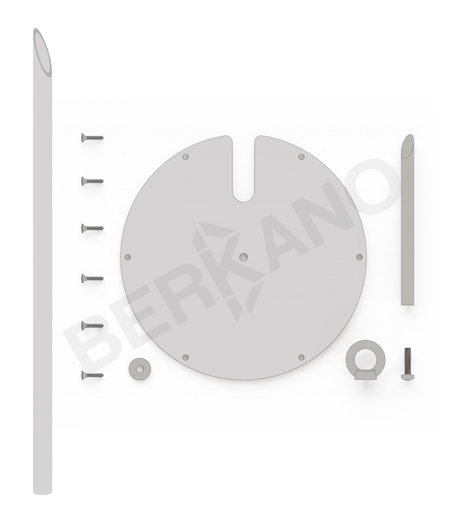 Комплект для установки в грунт с монтажной трубой