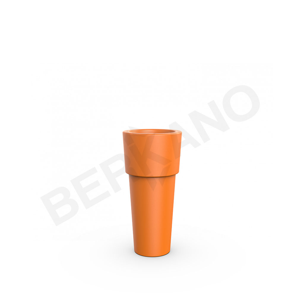 Кашпо Ray 60 DB оранжевого цвета - фото 1