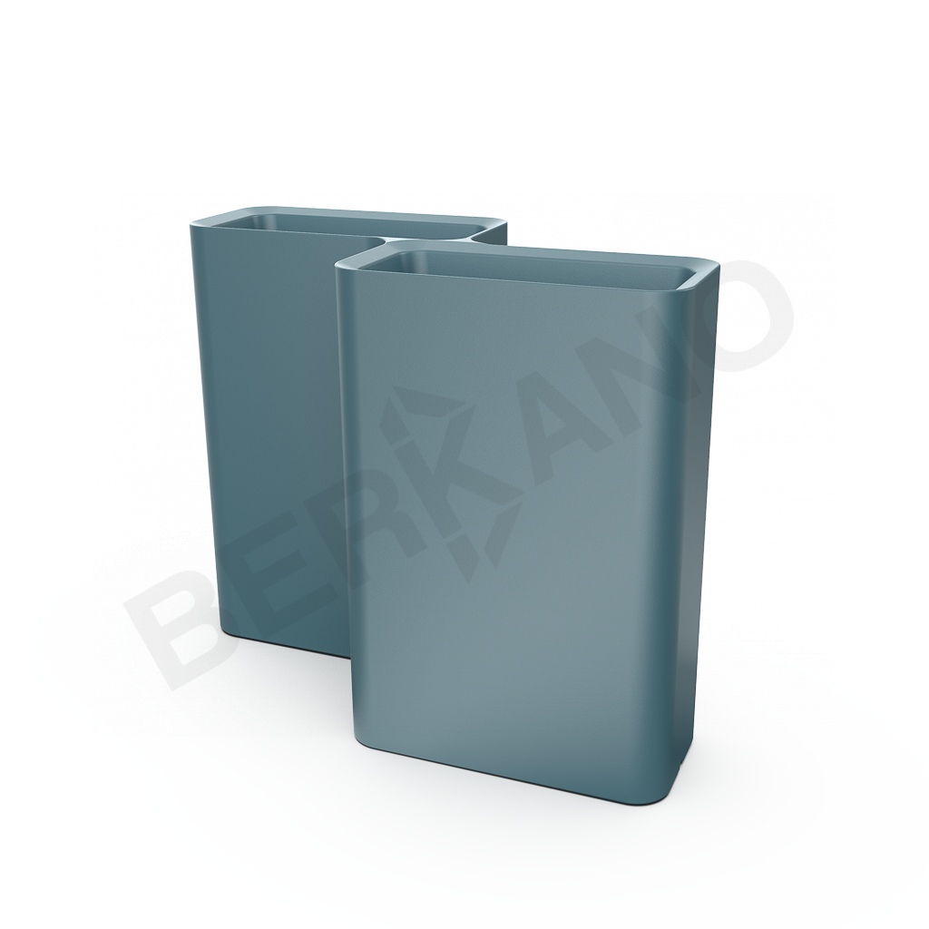 Кашпо Vittorio 80 D бирюзового цвета - фото 1