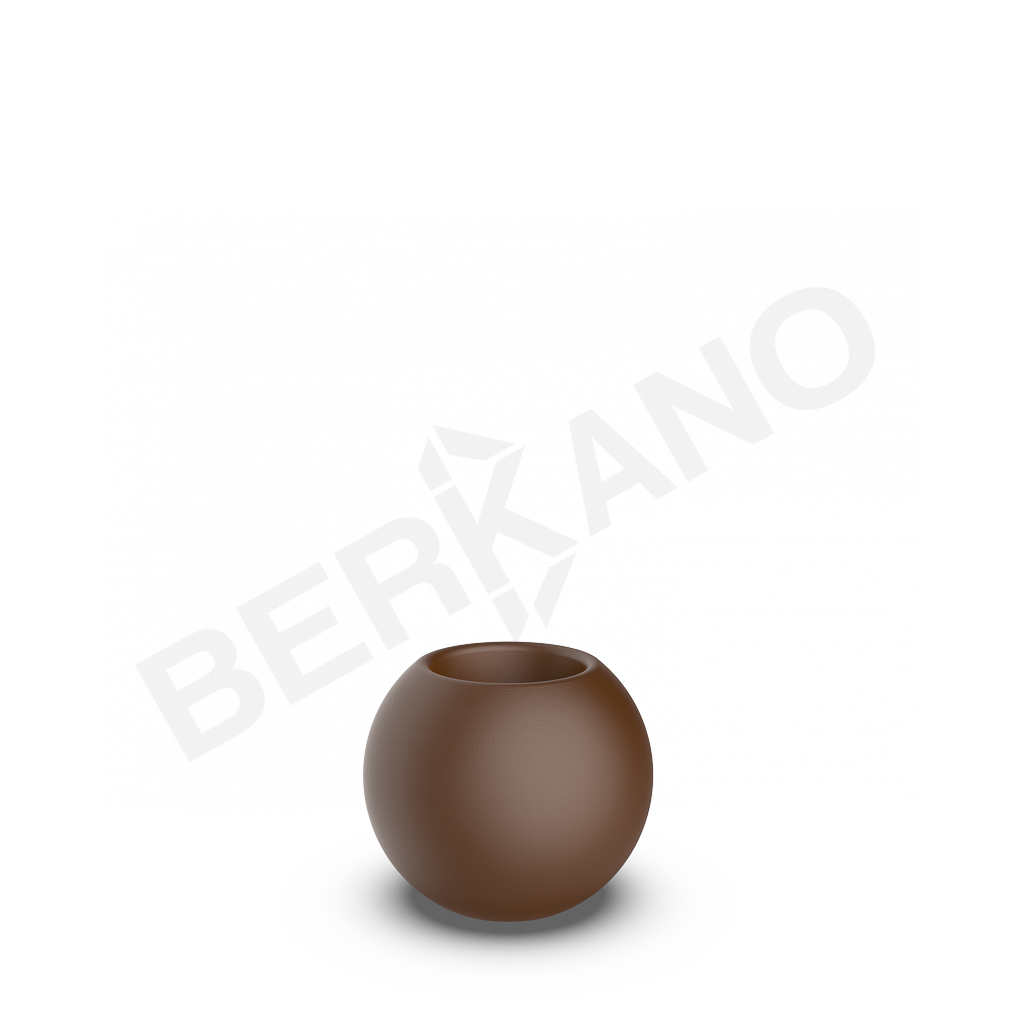 Кашпо Terra 30 коричневого цвета - фото 1