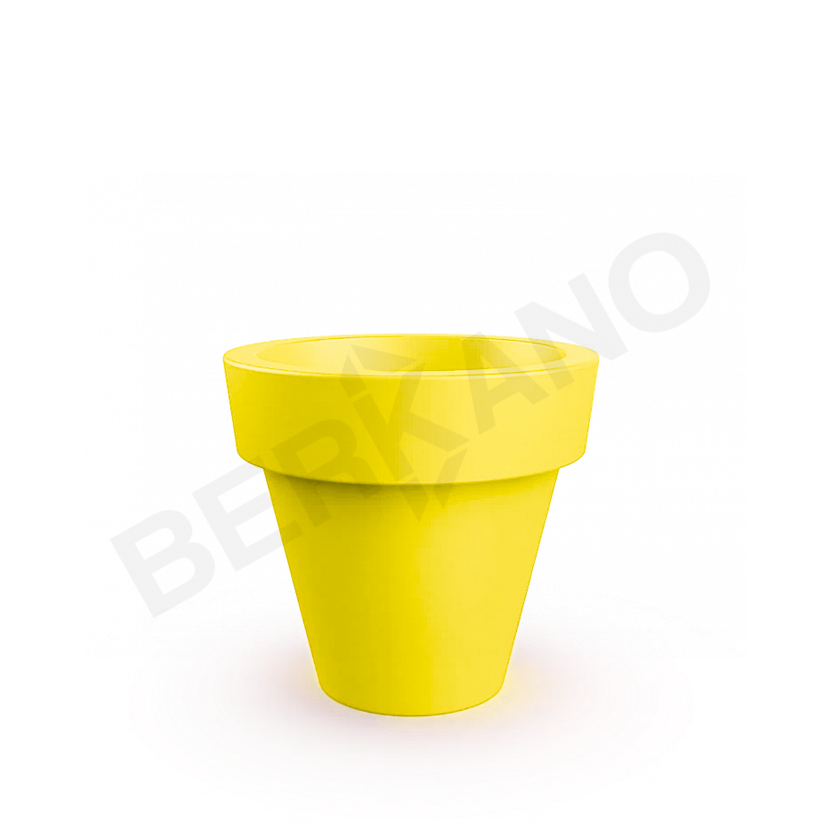 Кашпо classic 90 DB желтого цвета - фото 1