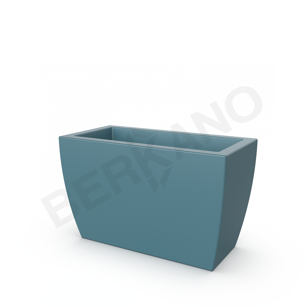 Кашпо Tenero 50H DB бирюзового цвета - фото 1