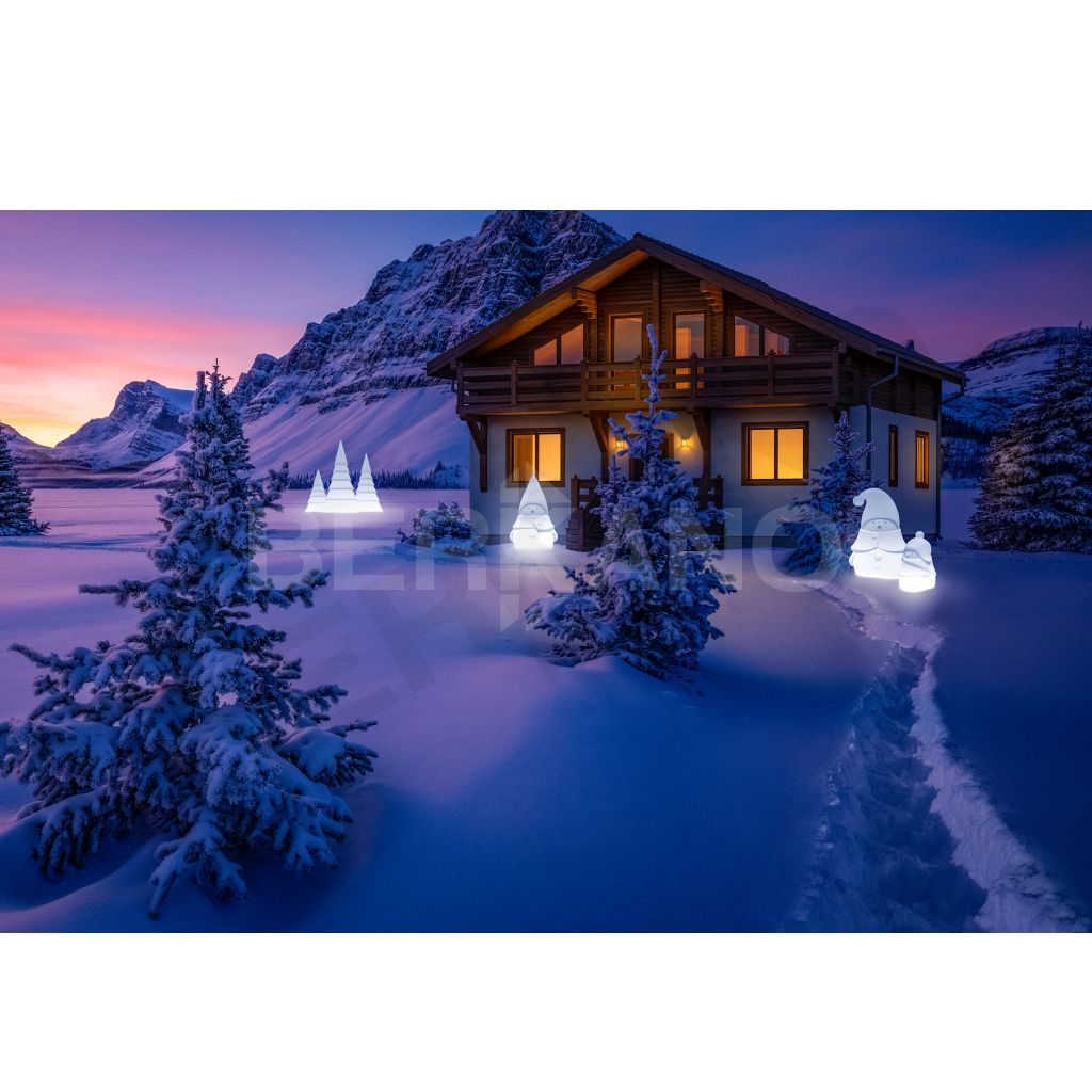 Светильник Mr. Snowman S белого цвета Granite - фото 3