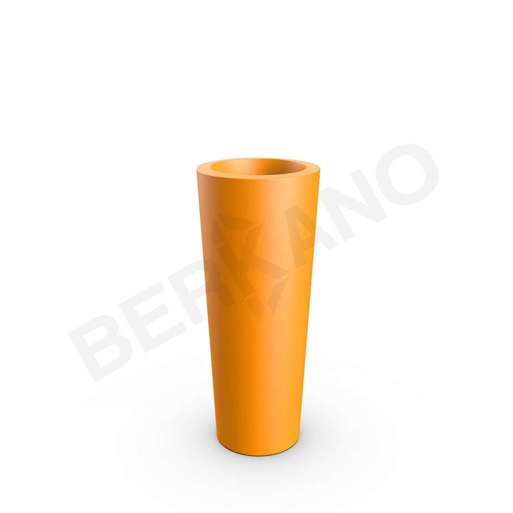 Кашпо Keila 110 DB оранжевого цвета - фото 1