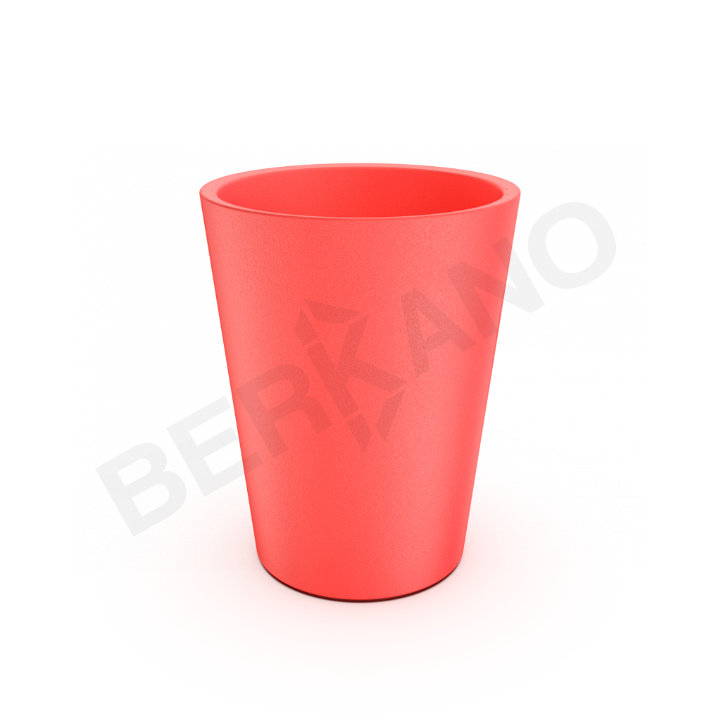 Кашпо Bloom 50 красного цвета - фото 1