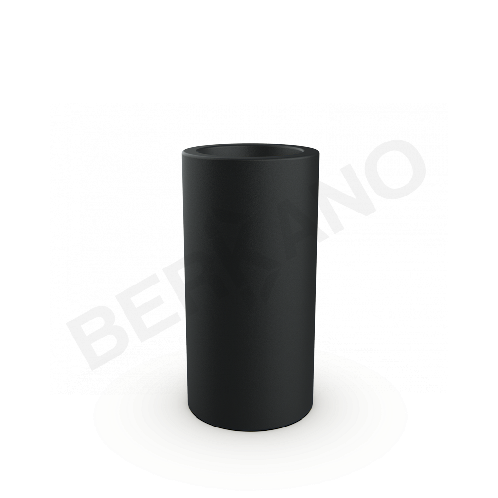 Кашпо Cilindro 60 черного цвета - фото 1