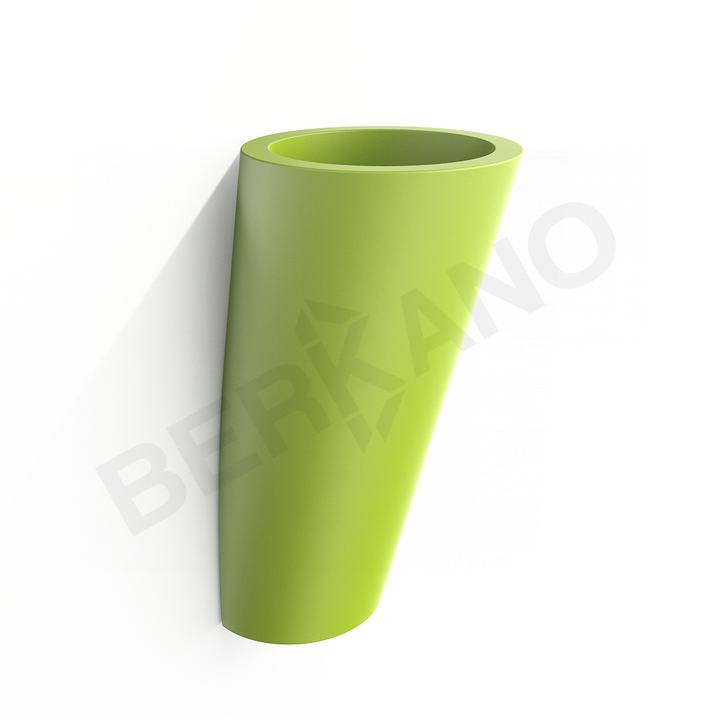 Кашпо Parette 90 DB зеленого цвета - фото 1