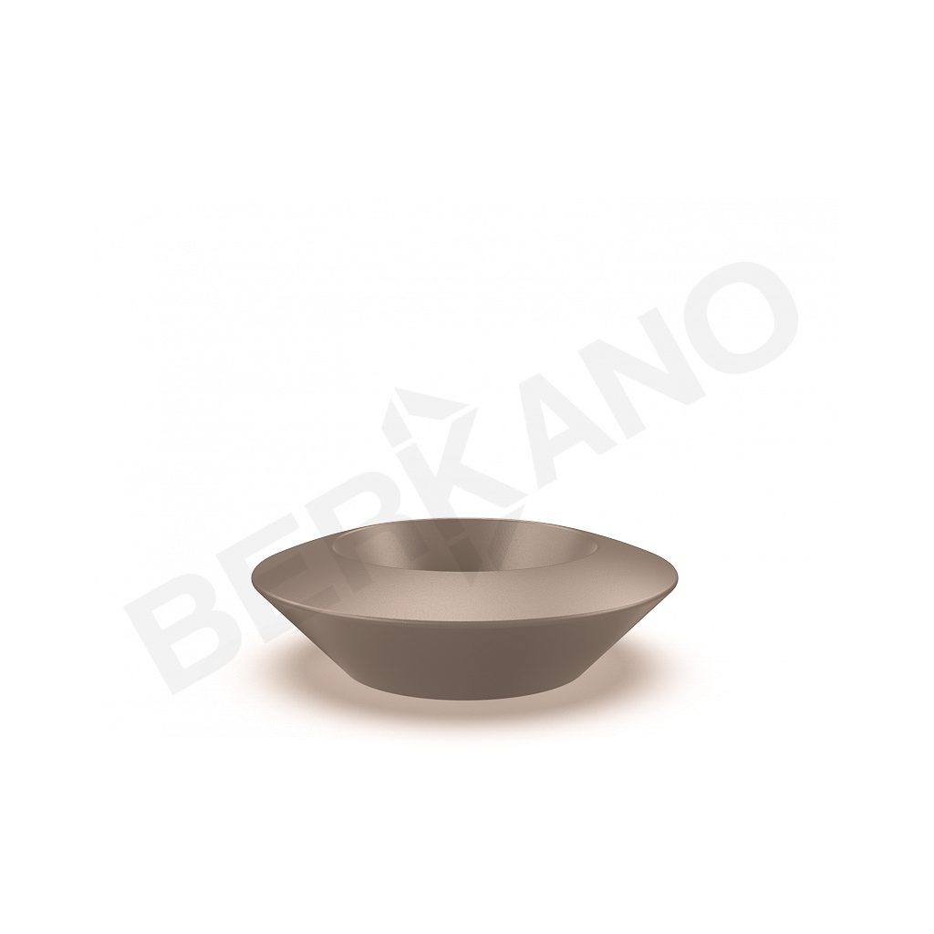 Кашпо Scodella 60 DB кофейного цвета - фото 1