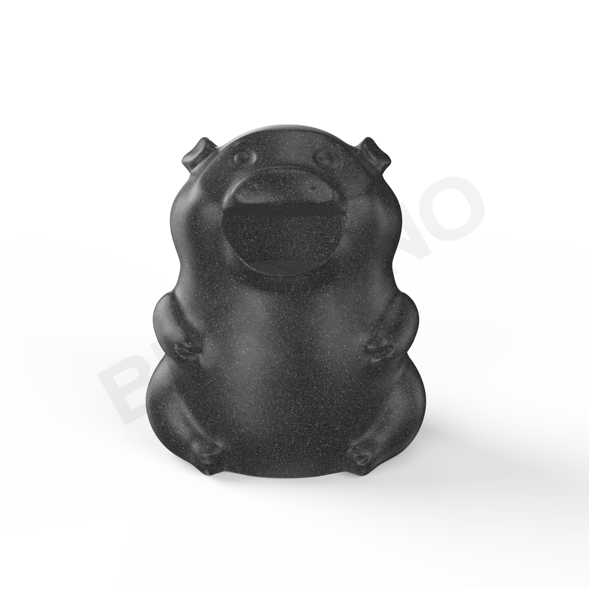 Урна детская BERKANO Piggy цвета черный гранит - фото 1