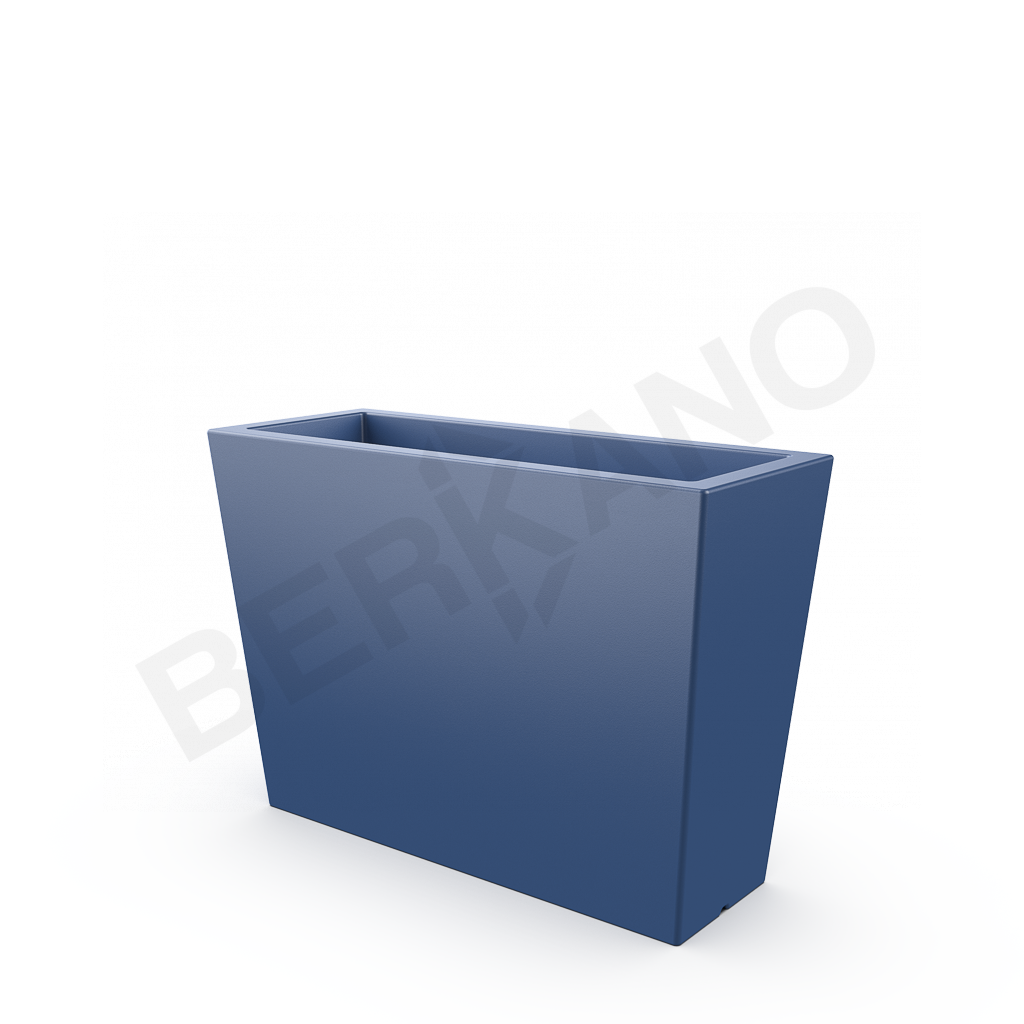 Кашпо Trapezio 70H DB синего цвета - фото 1