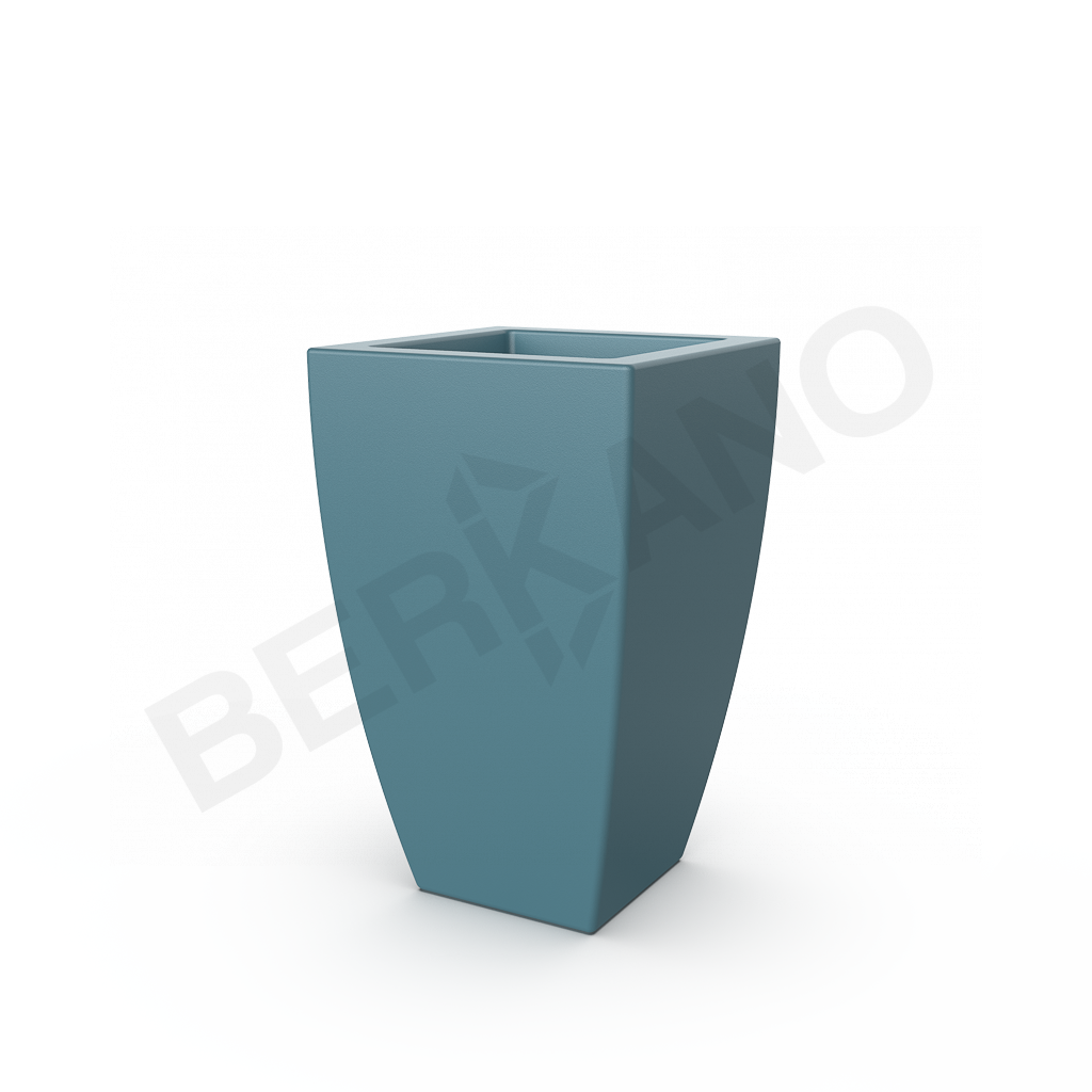 Кашпо Tenero 65 DB бирюзового цвета - фото 1