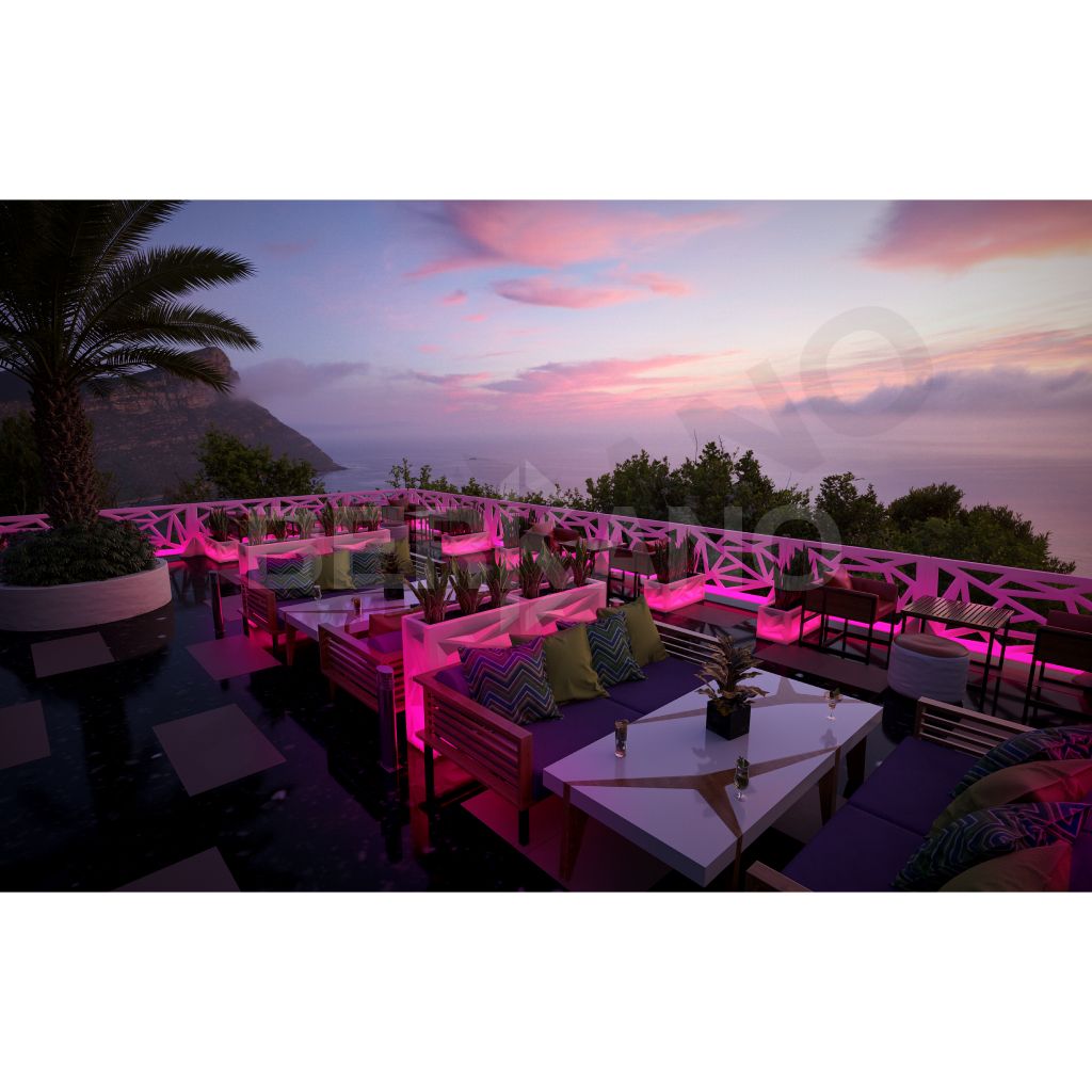 Кашпо Icelandic Horizontal DB Black Granite - фото 5