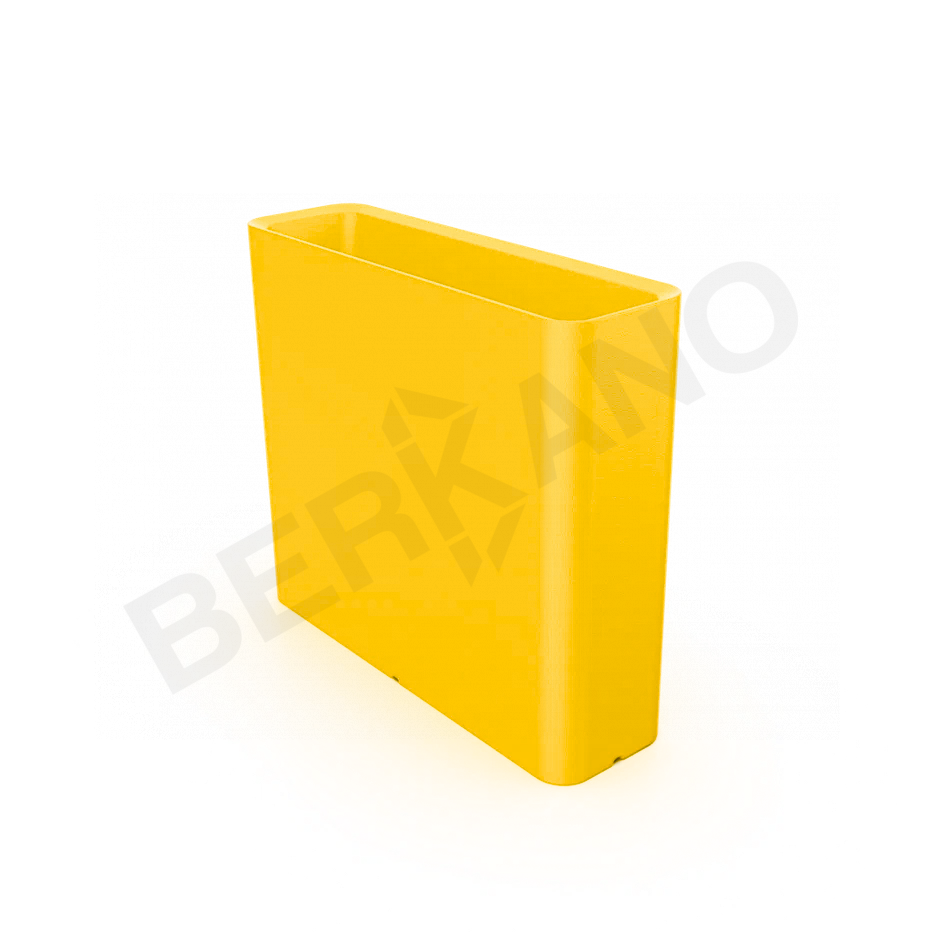 Кашпо Vittorio 80 DB желтого цвета - фото 1