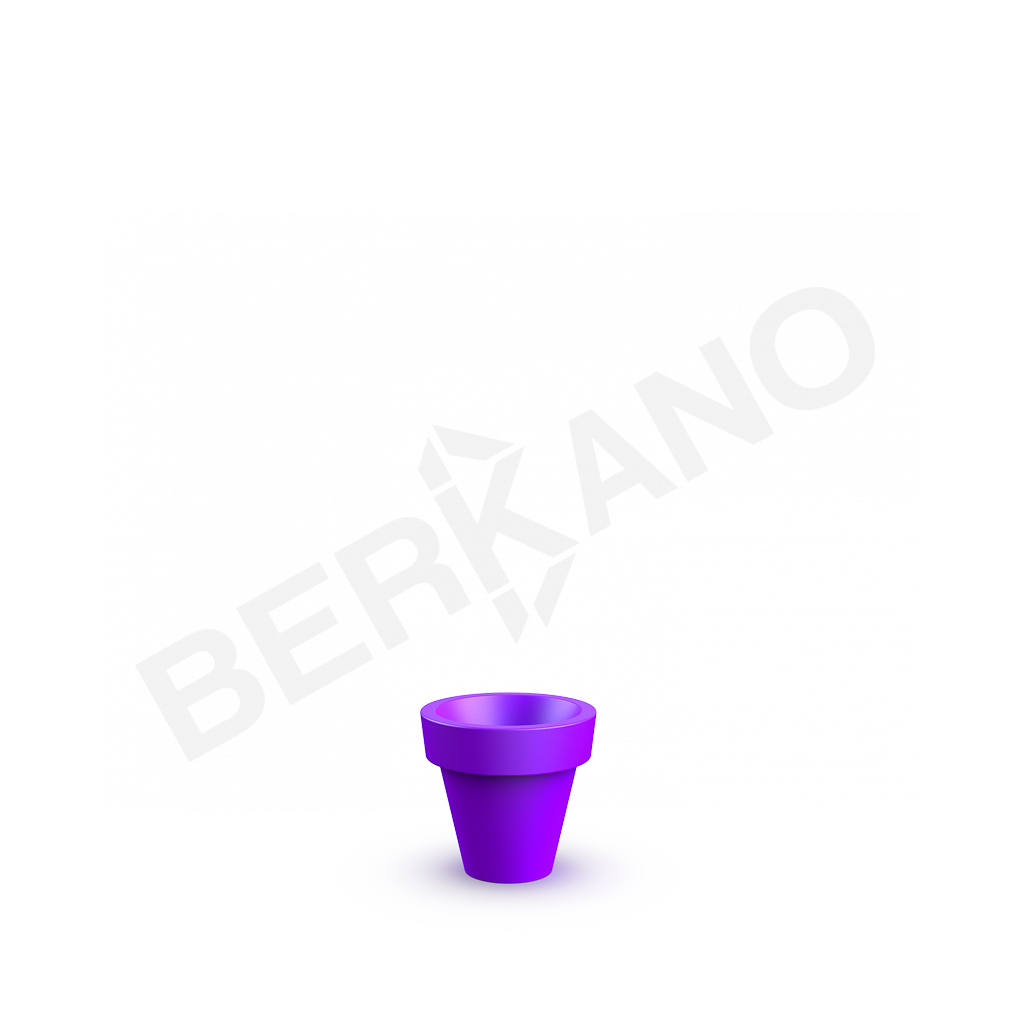 Кашпо classic 35 сиреневого цвета - фото 1