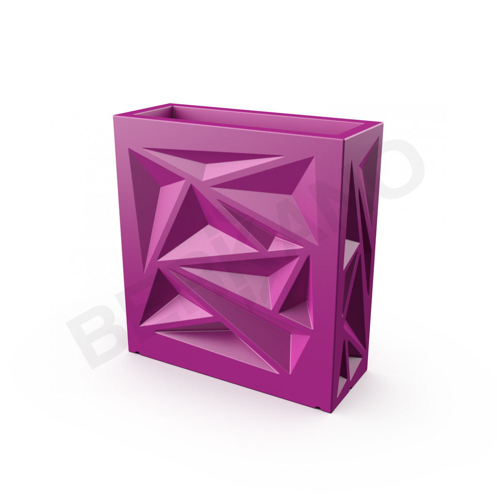 Кашпо Icelandic Square DB фиолетового цвета - фото 1