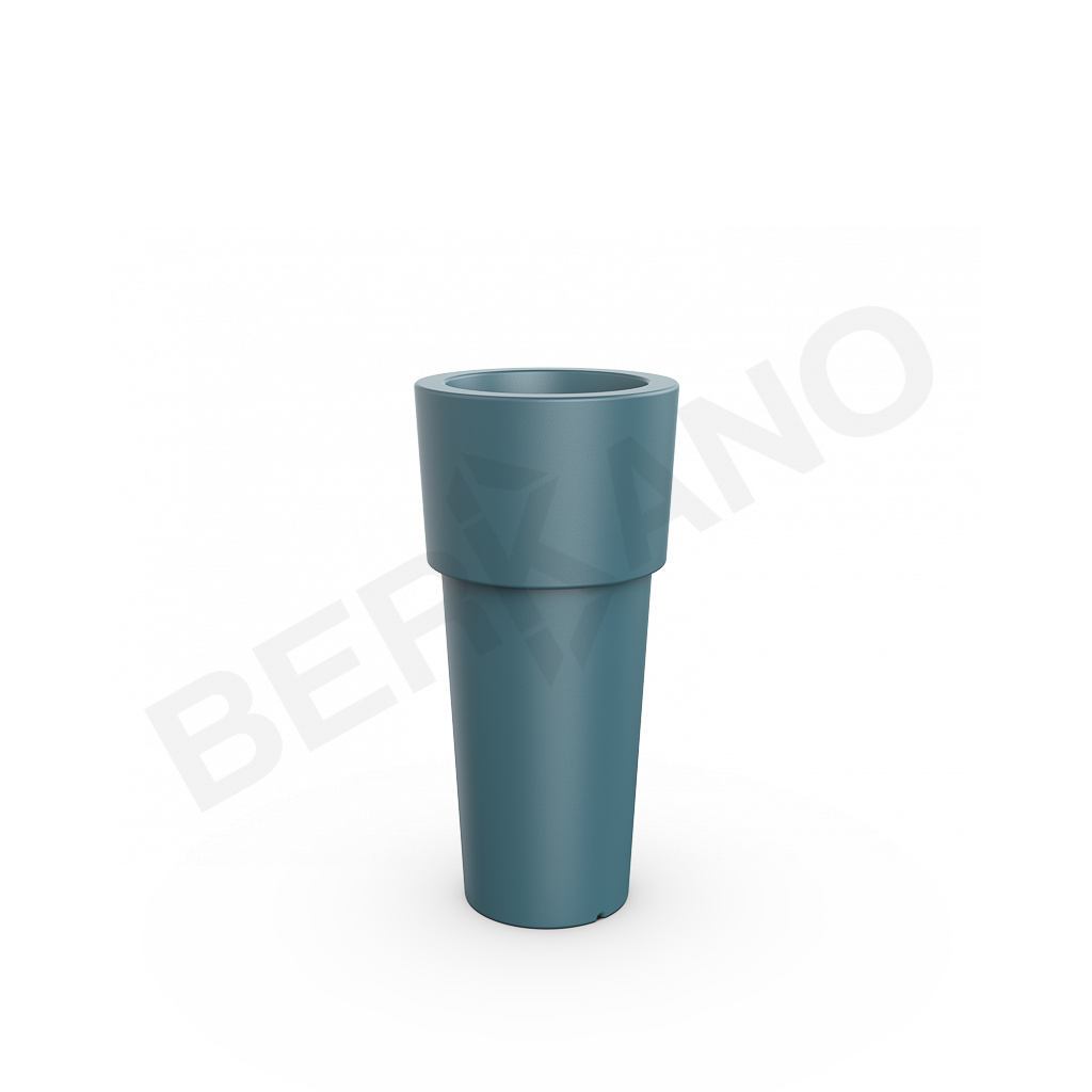 Кашпо Ray 80 бирюзового цвета - фото 1