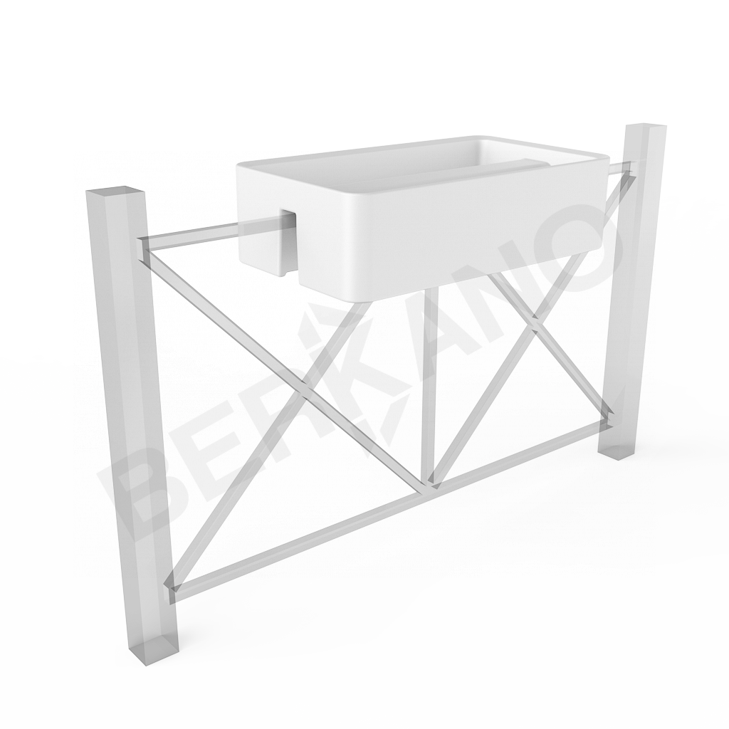 Кашпо Vittorio Fence 28 DB белого цвета