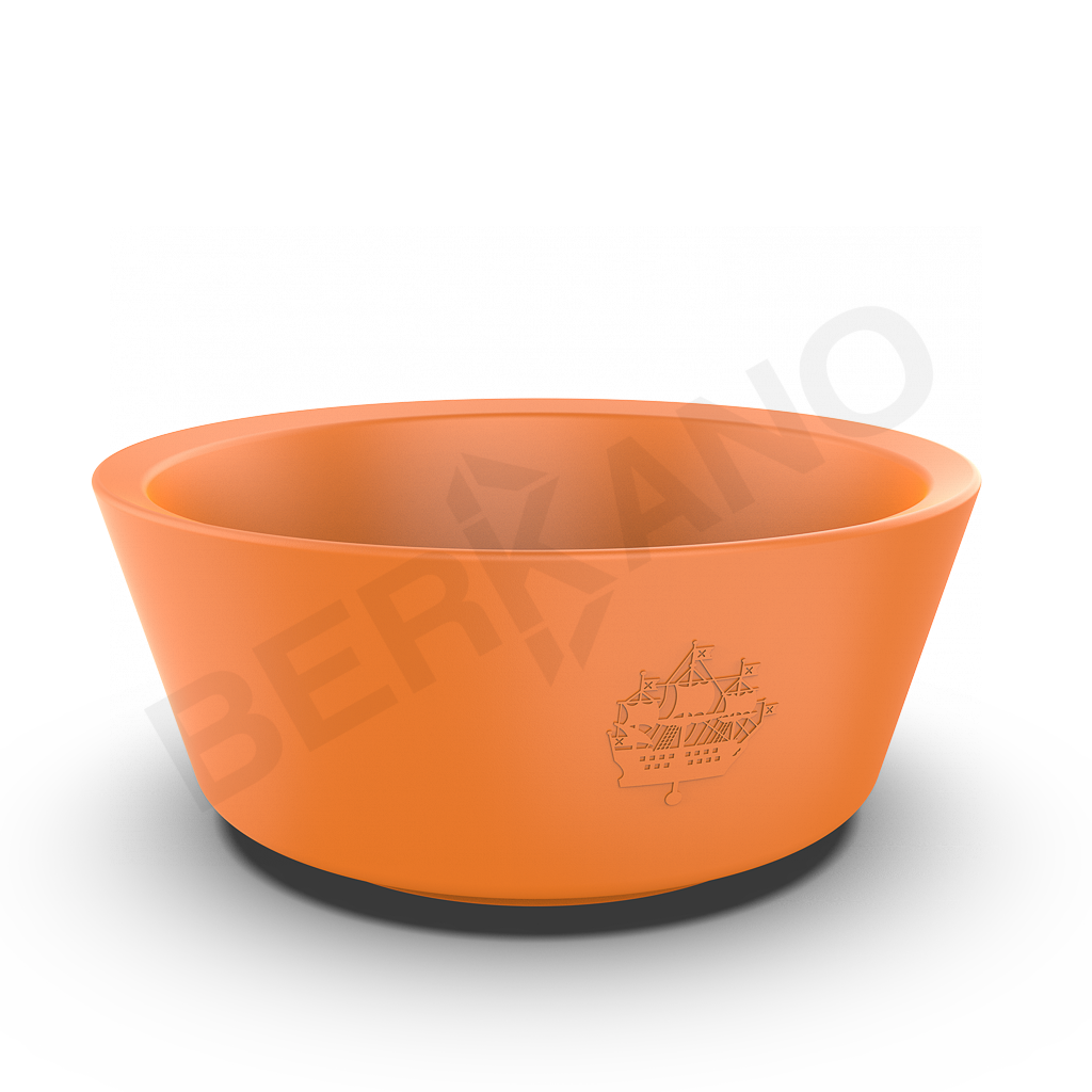 Кашпо Pion 55 оранжевого цвета - фото 1