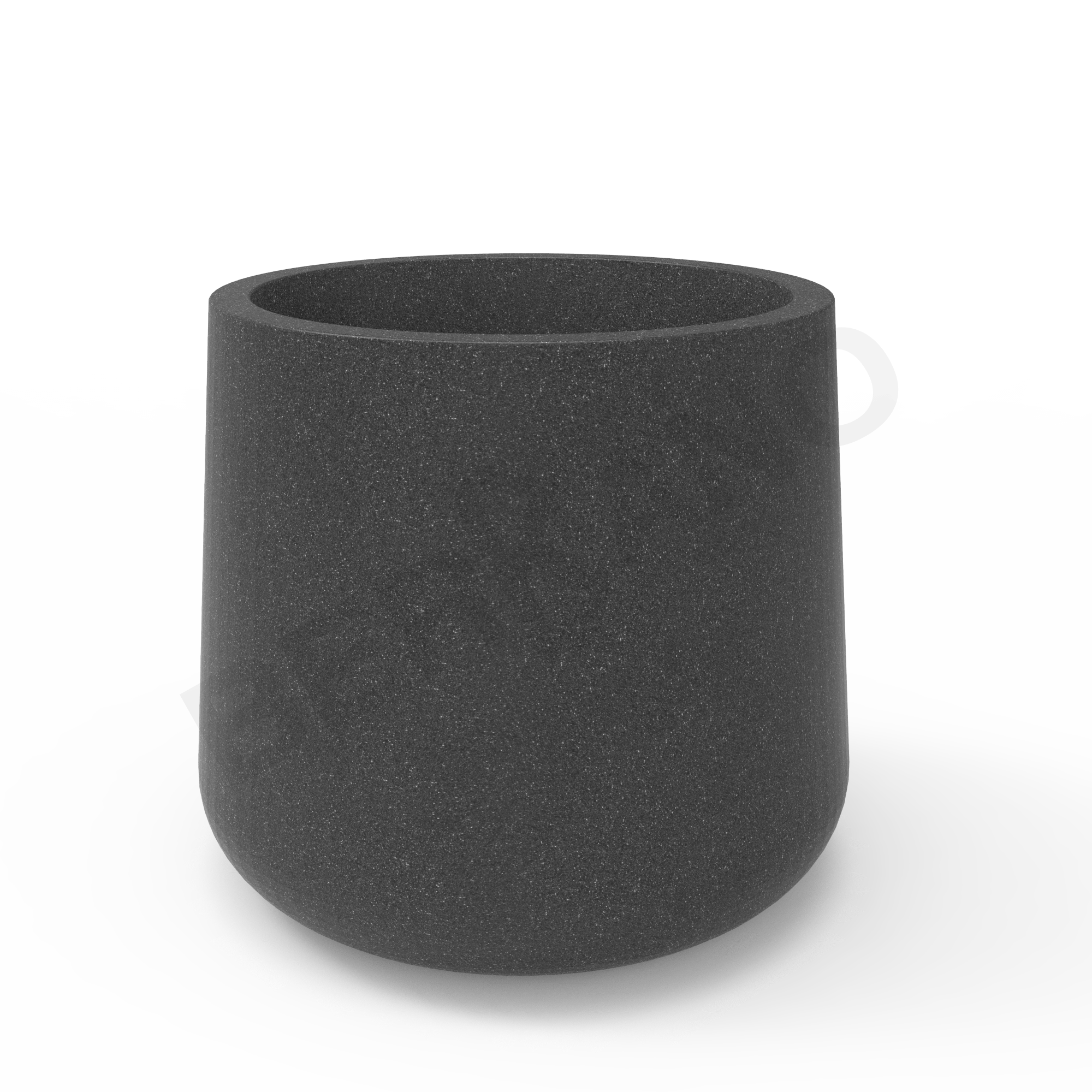 Кашпо Grace planter 110 DB цвета черный гранит - фото 1