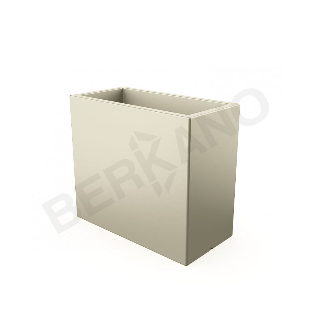 Кашпо Cubric 70*80 DB бежевого цвета - фото 1
