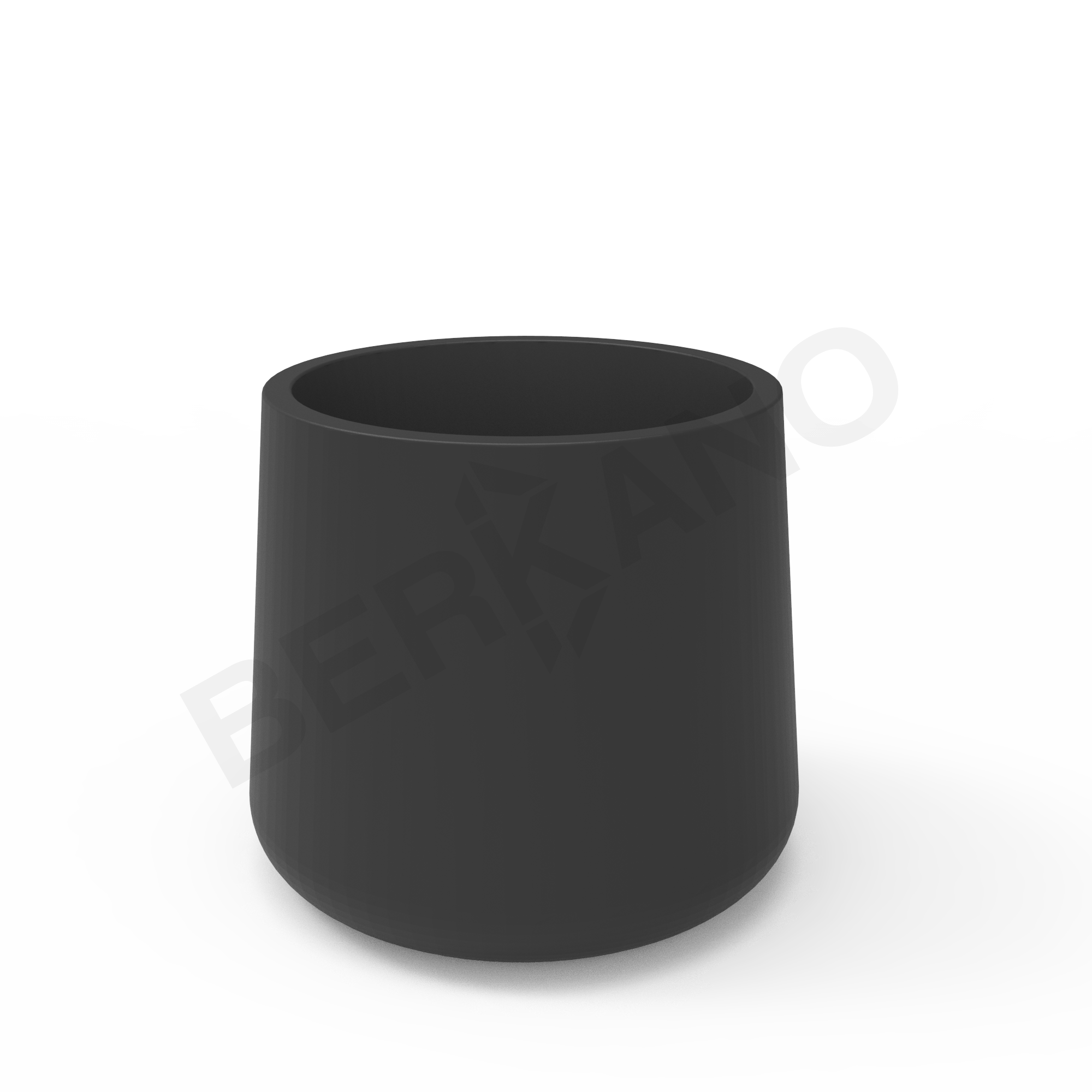 Кашпо Grace planter 90 черного цвета - фото 1