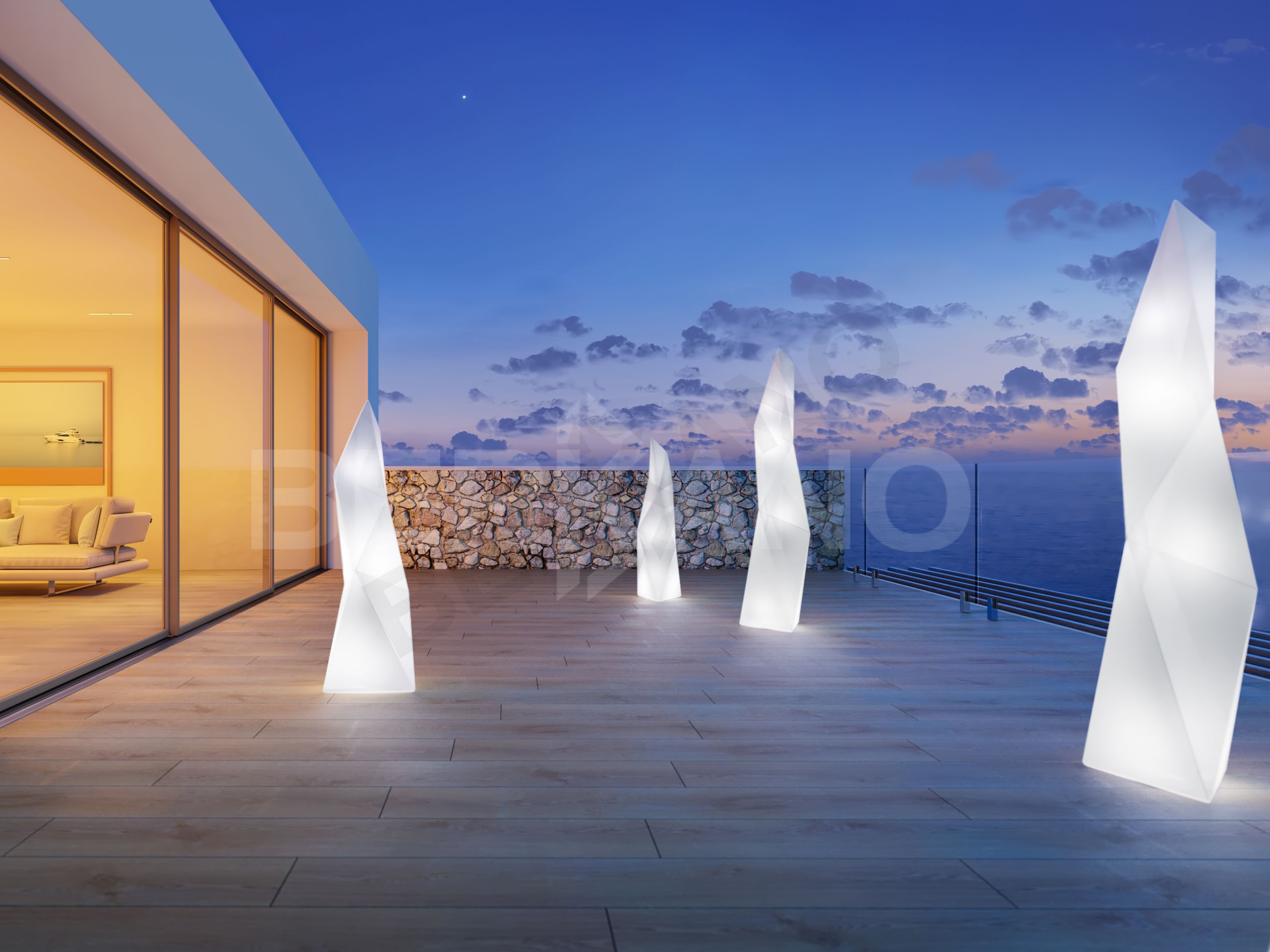 Светильник Quaro 120 белого цвета  - фото 3