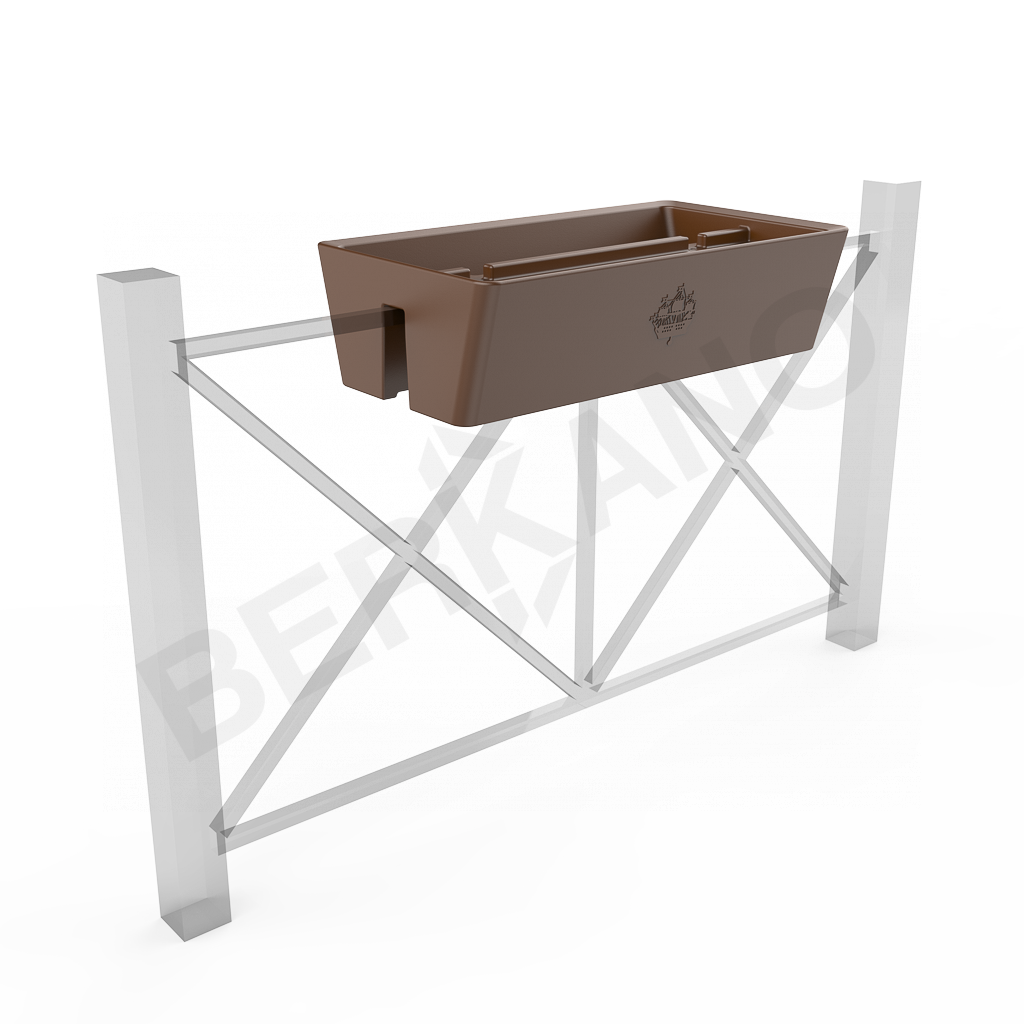 Кашпо Pabellon 27 коричневого цвета - фото 1