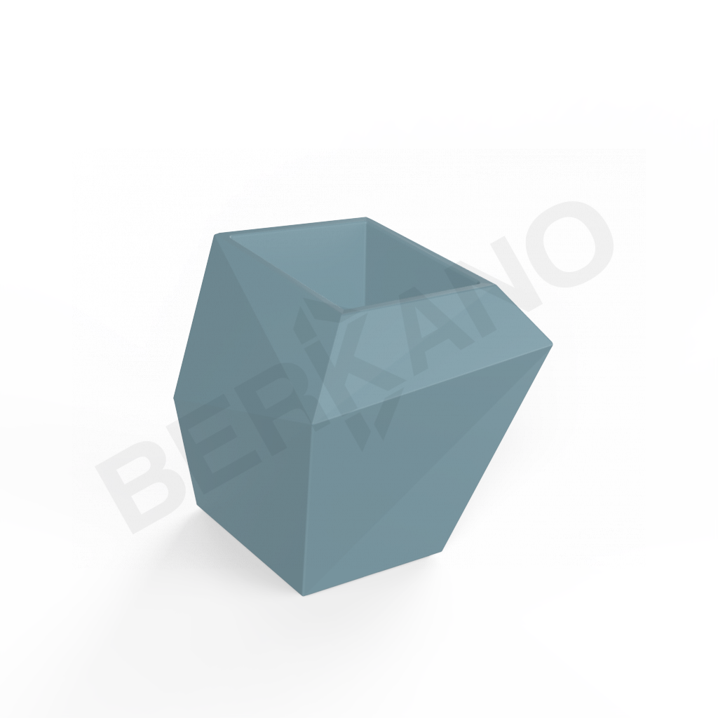 Кашпо Quaro M DB бирюзового цвета - фото 1