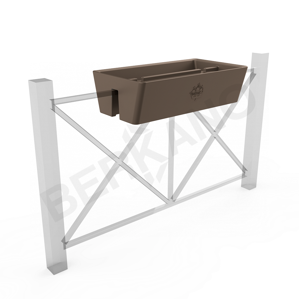 Кашпо Pabellon 27 кофейного цвета - фото 1